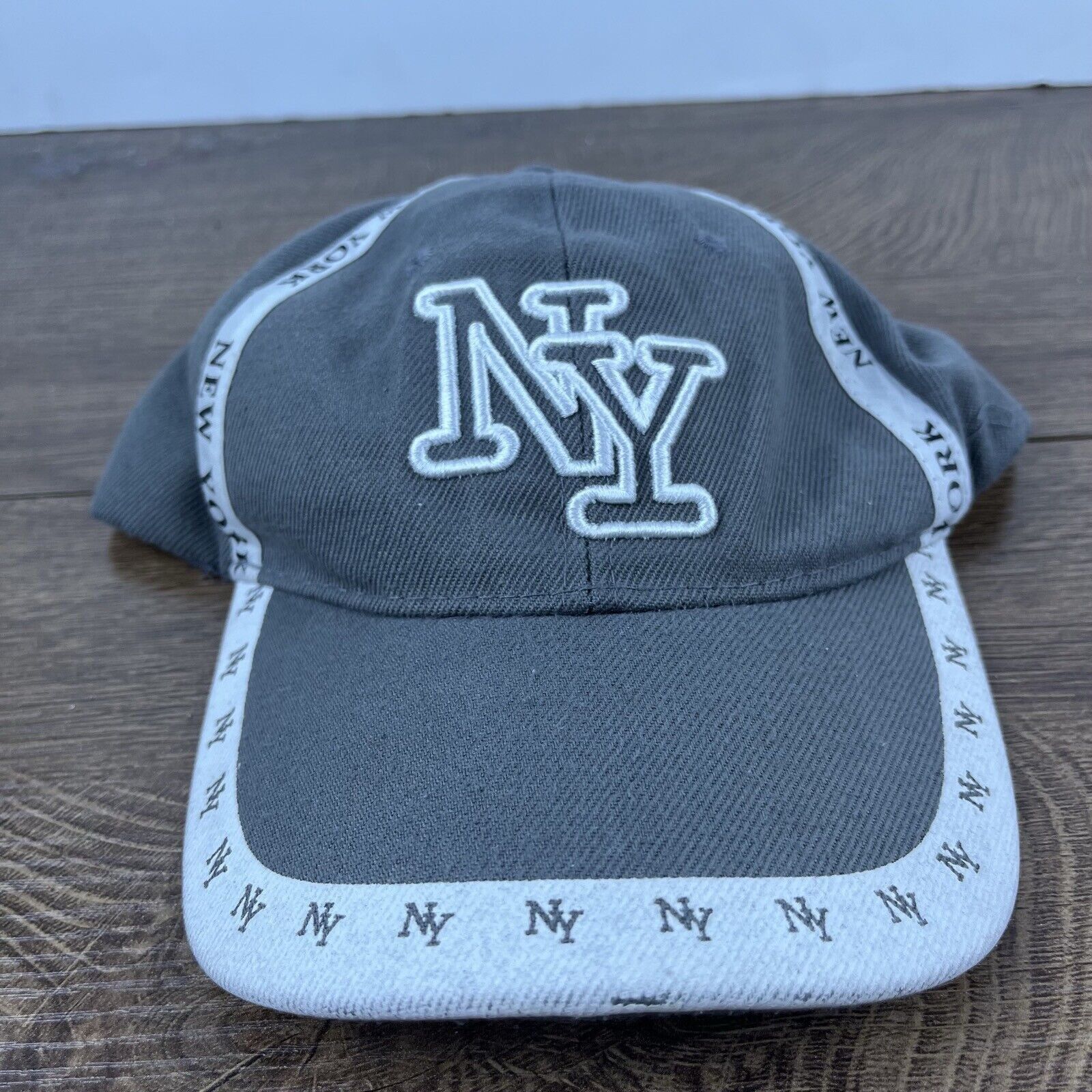 Other New York Hat Gray New York Cap Hat Gray Adjustable Hat Gray Size ONE SIZE - 2 Thumbnail