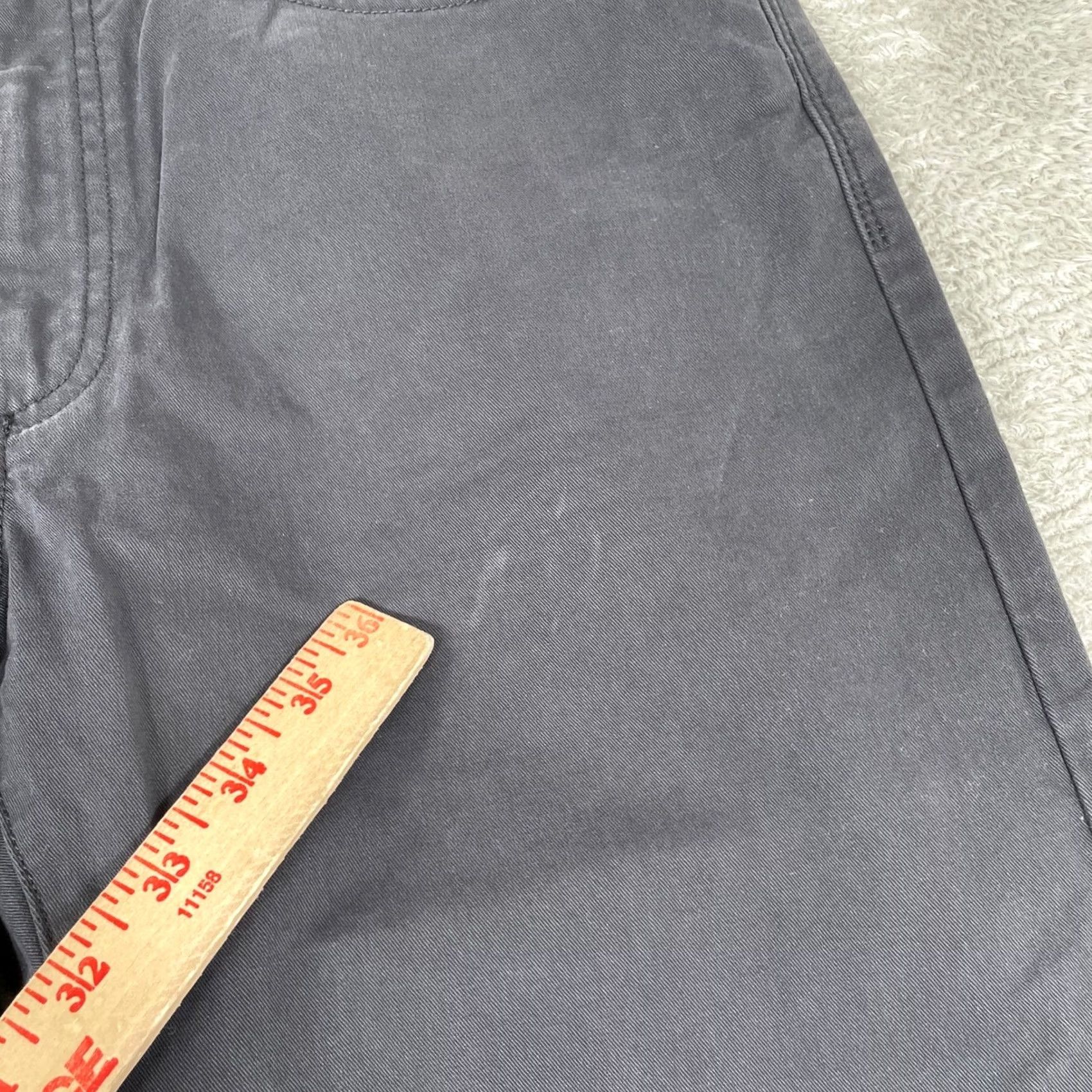 Flint And Tinder Flint and Tinder Chino Mens 31 Gray Pant 31x30 Slim Fit Workwear Everyday Size US 31 - 6 Thumbnail