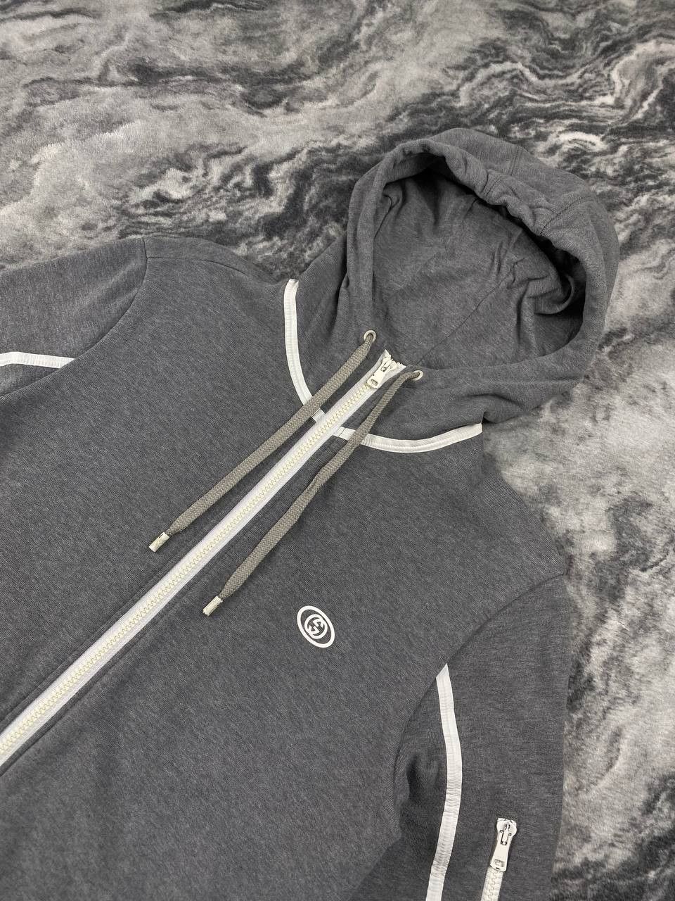 Gucci Gucci Full Zip Hoodie Men Size M Gray Size US M / EU 48-50 / 2 - 3 Thumbnail