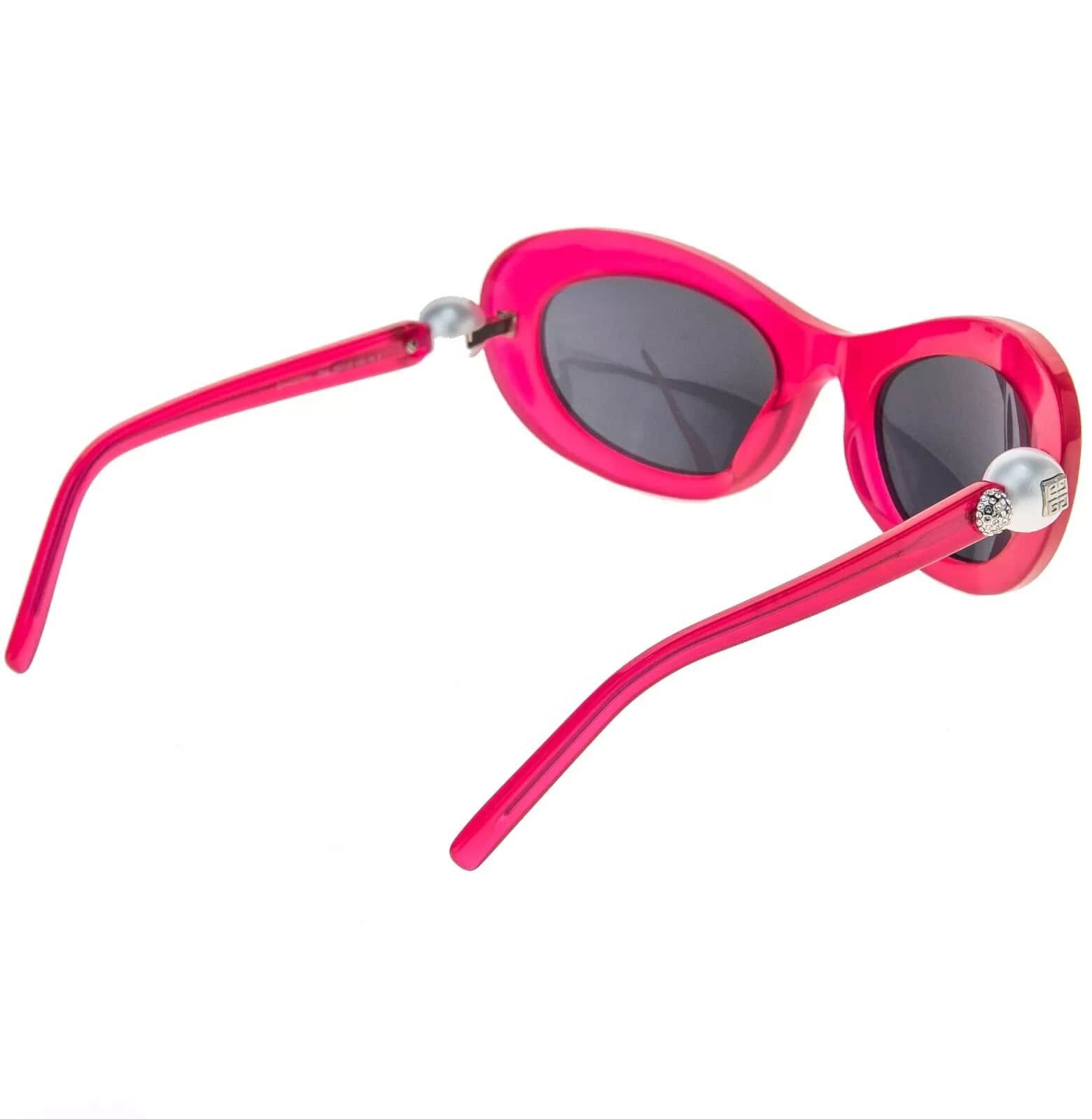 Givenchy GIVENCHY 4G PEARL 40070 Pink Fuxia GV40070U Wrap Sunglasses Size ONE SIZE - 5 Thumbnail