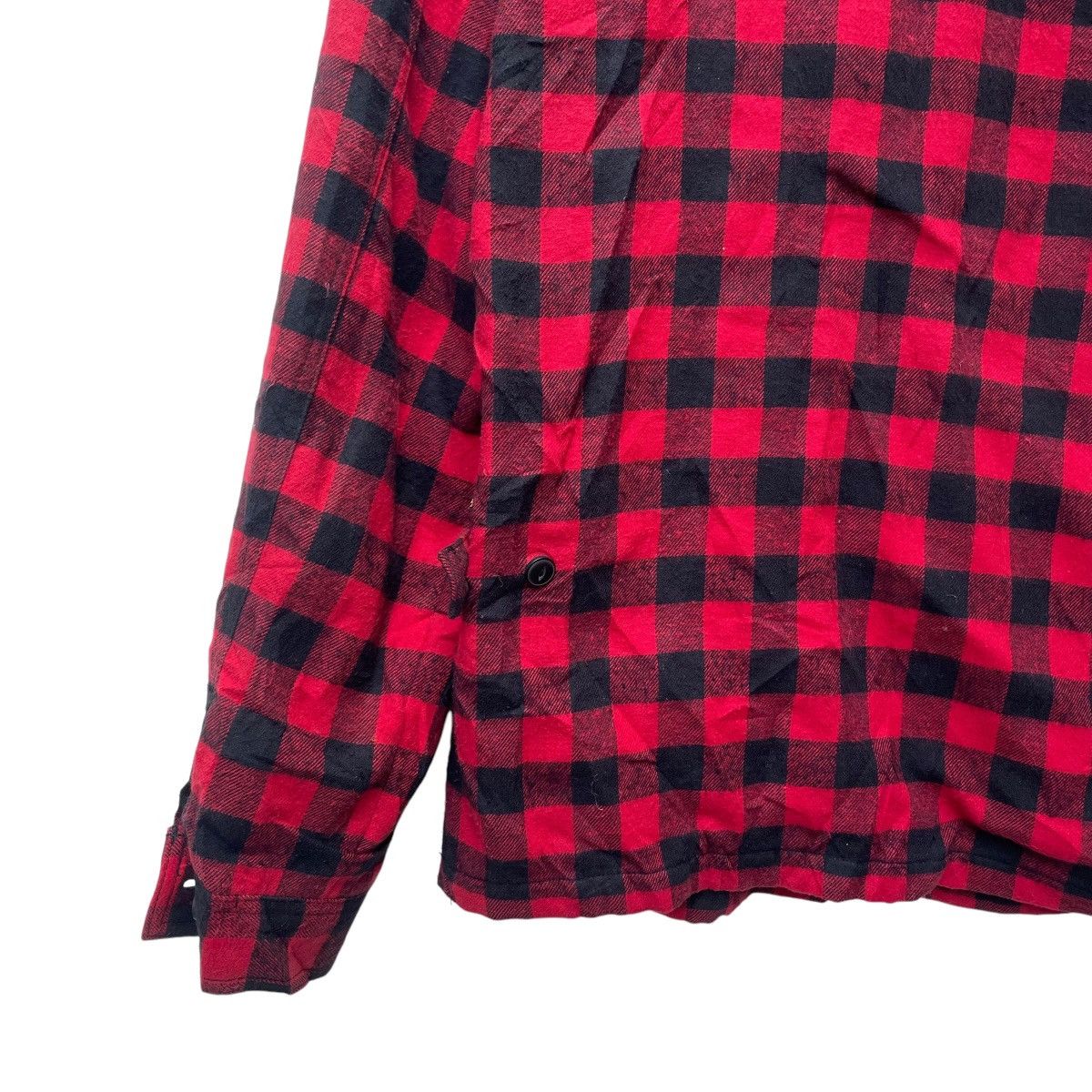 Flannel × Global Work × Japanese Brand Japanese Brand Global Checked Shadow Plaid Flannel Jacket Size US L / EU 52-54 / 3 - 6 Thumbnail