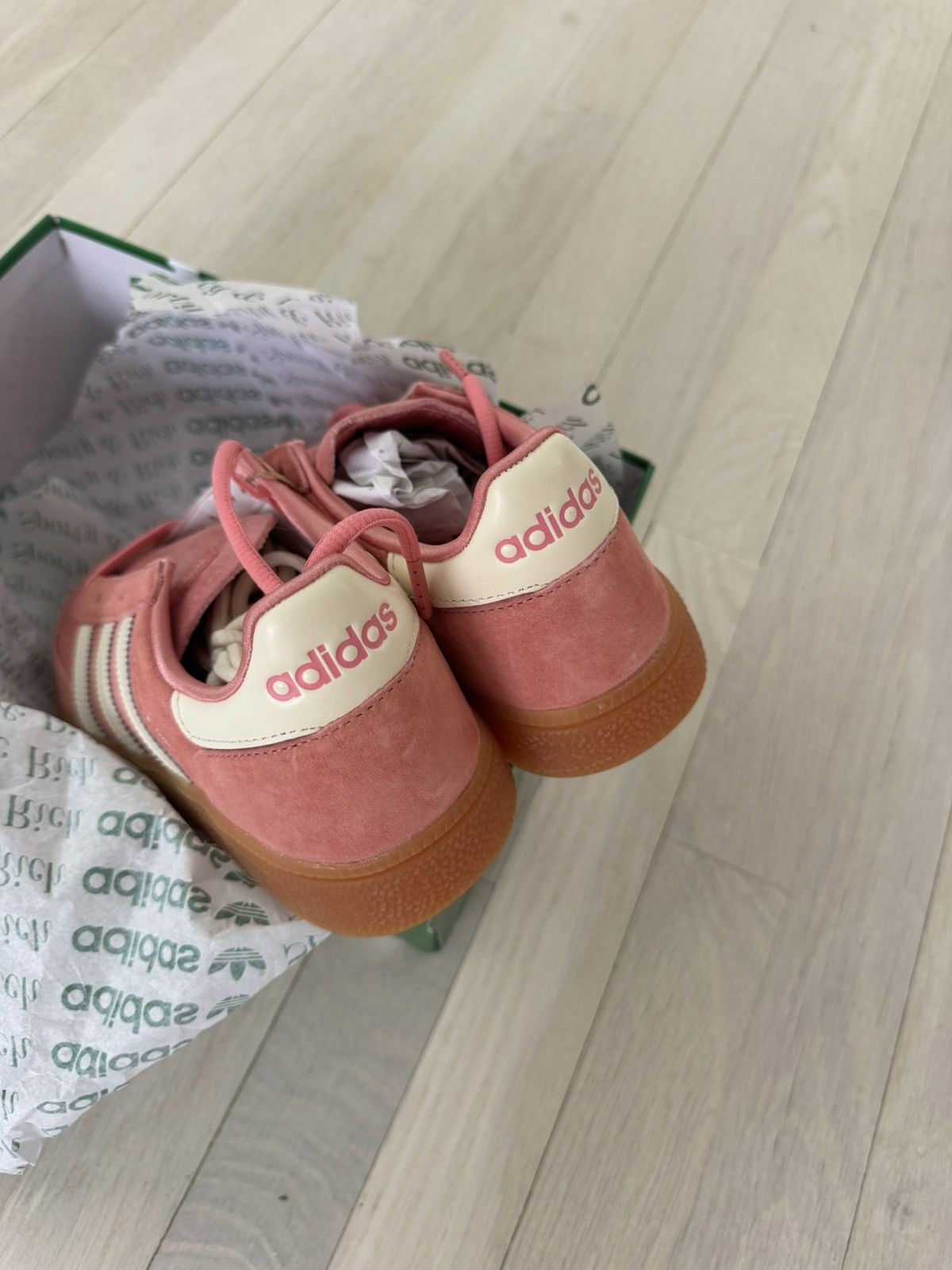 Adidas × Sporty & Rich Handball Spezial Sporty and Rich Pink Size US 7.5 / IT 37.5 - 4 Thumbnail