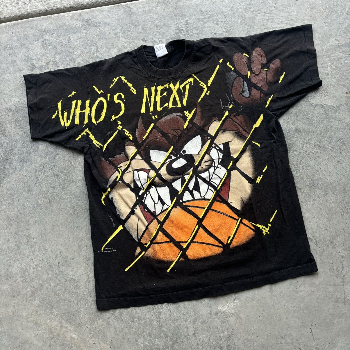 Warner Bros 90s Looney Tunes Taz Basketball Aop Size US L / EU 52-54 / 3 - 2 Thumbnail