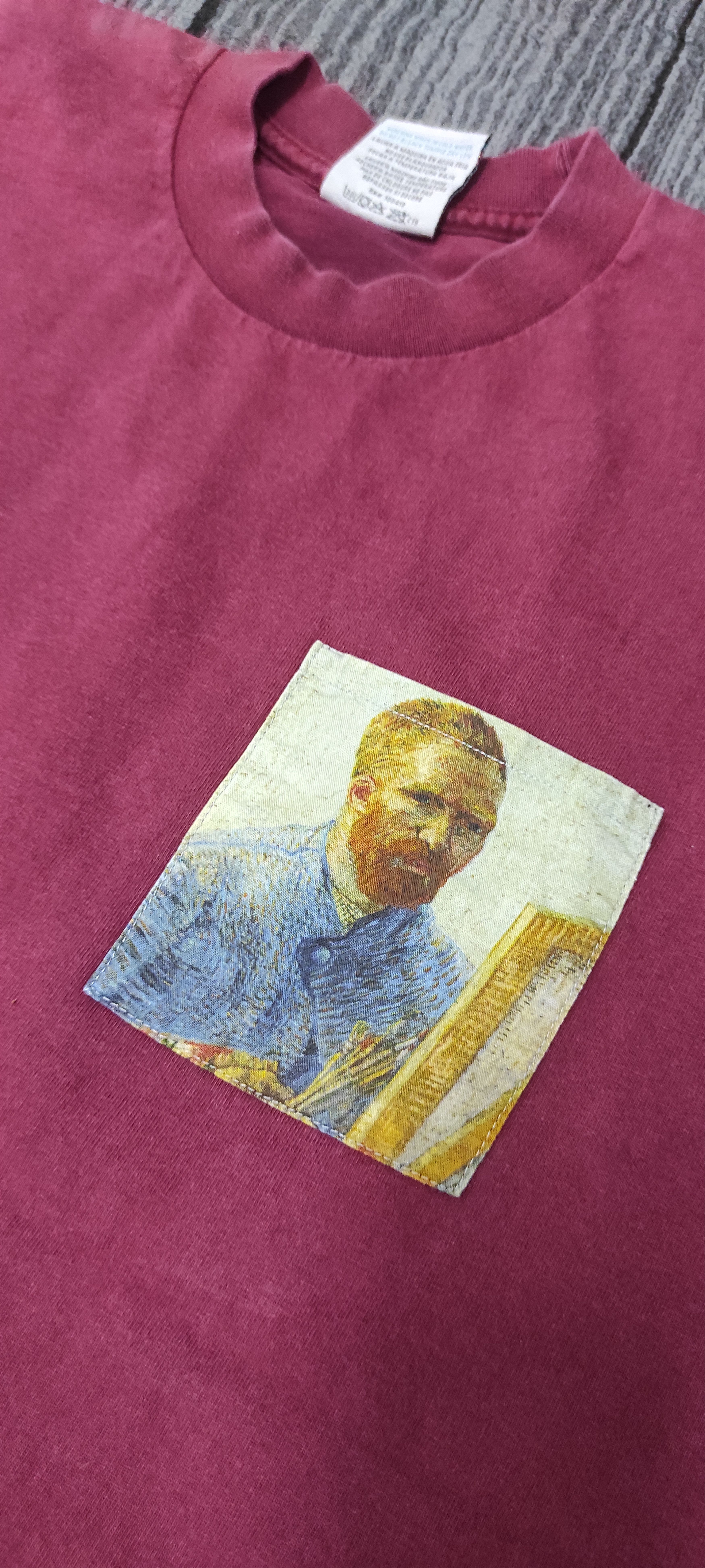Vintage Vintage Vincent Van Gogh Art Tshirt Size US XL / EU 56 / 4 - 6 Thumbnail