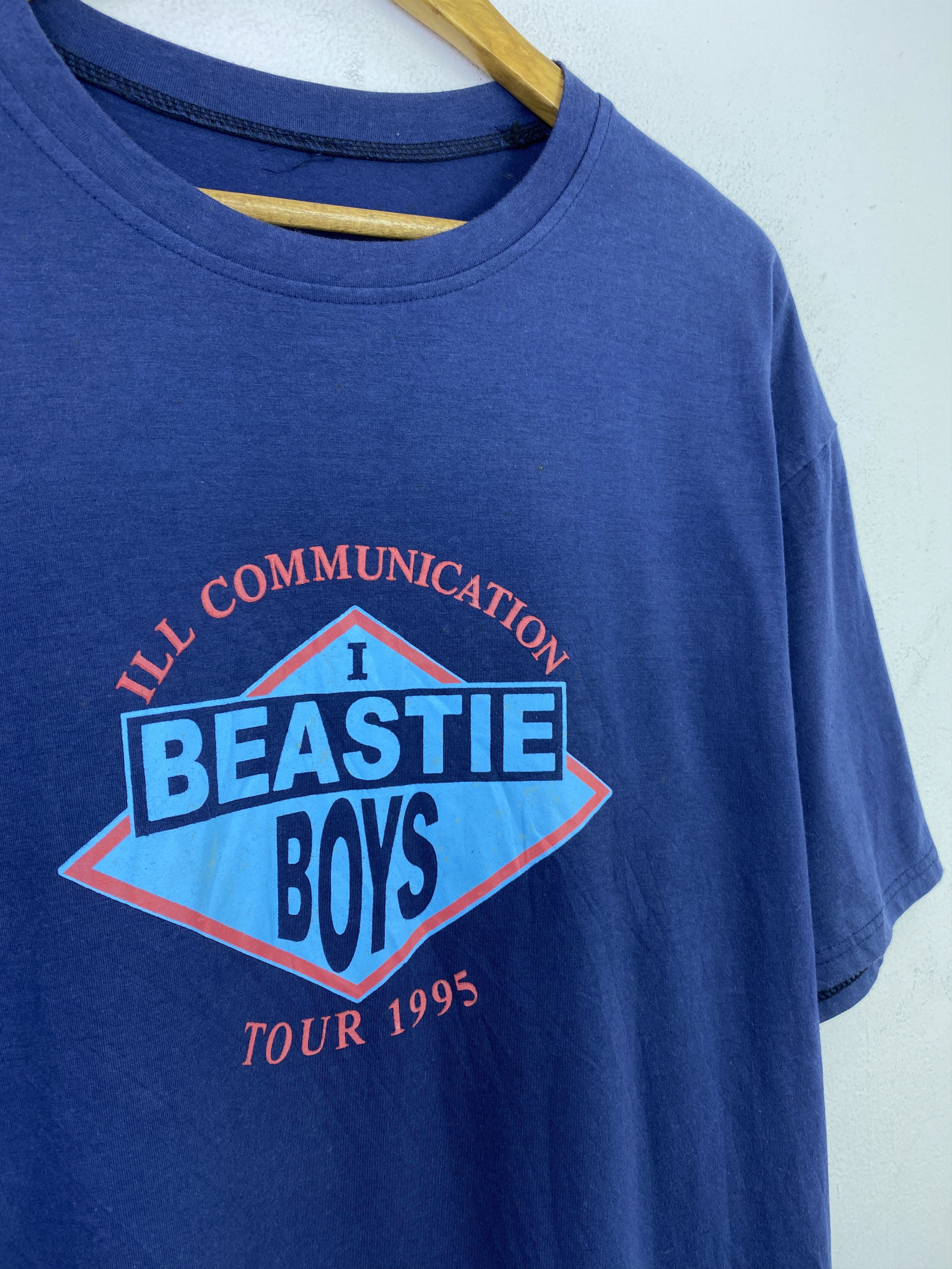 Band Tees Vintage 90s Beastie Boys Communication Tour Shirt TA0724 Size US XL / EU 56 / 4 - 8 Thumbnail