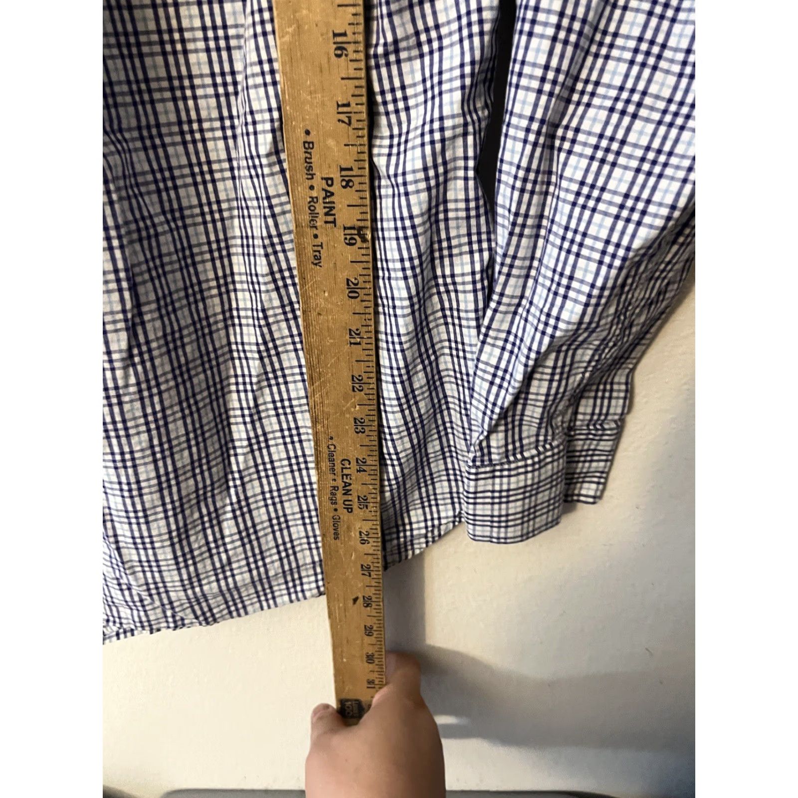 Vineyard Vines Vineyard Vines Shirt Mens XS Gingham Check Slim Fit Whale Blue white Preppy Size US XS / EU 42 / 0 - 4 Thumbnail