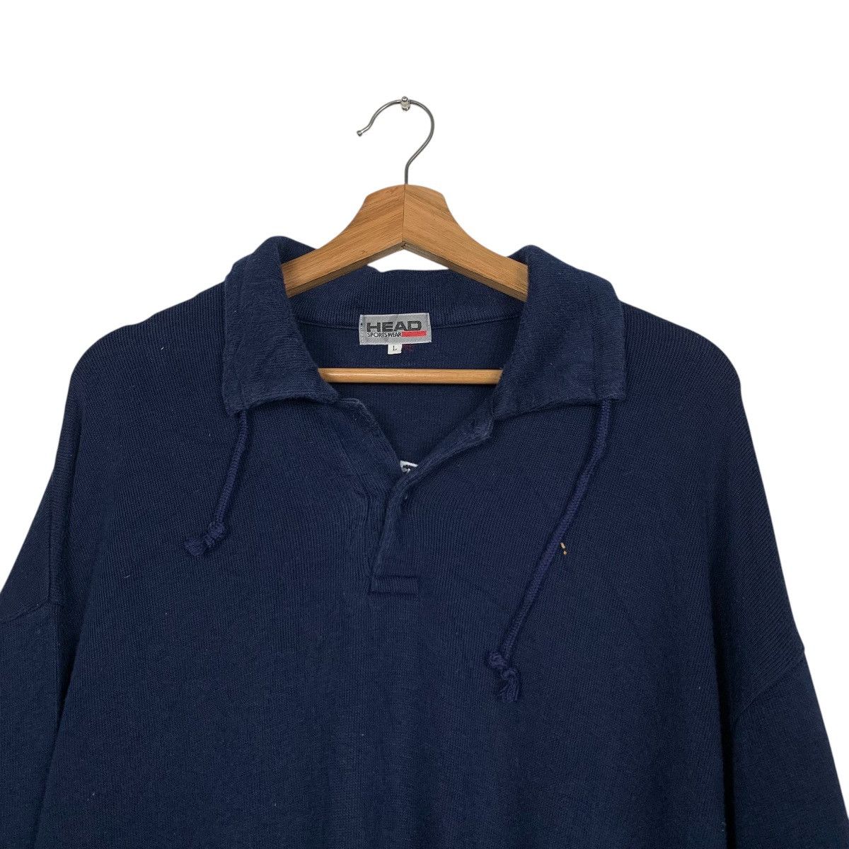 Japanese Brand HEAD Sportswear Embroidery Logo Sweatshirt #2229-C98 Size US L / EU 52-54 / 3 - 9 Thumbnail