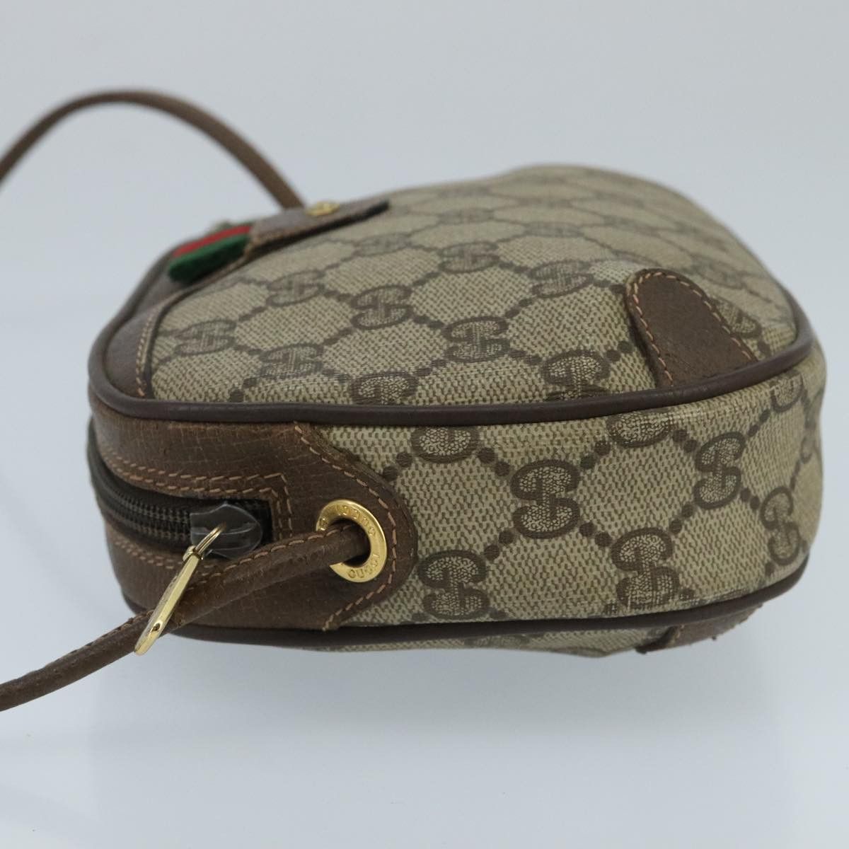 Gucci GUCCI GG Supreme Web Sherry Line Shoulder Bag Pvc Beige 89 Size ONE SIZE - 5 Thumbnail