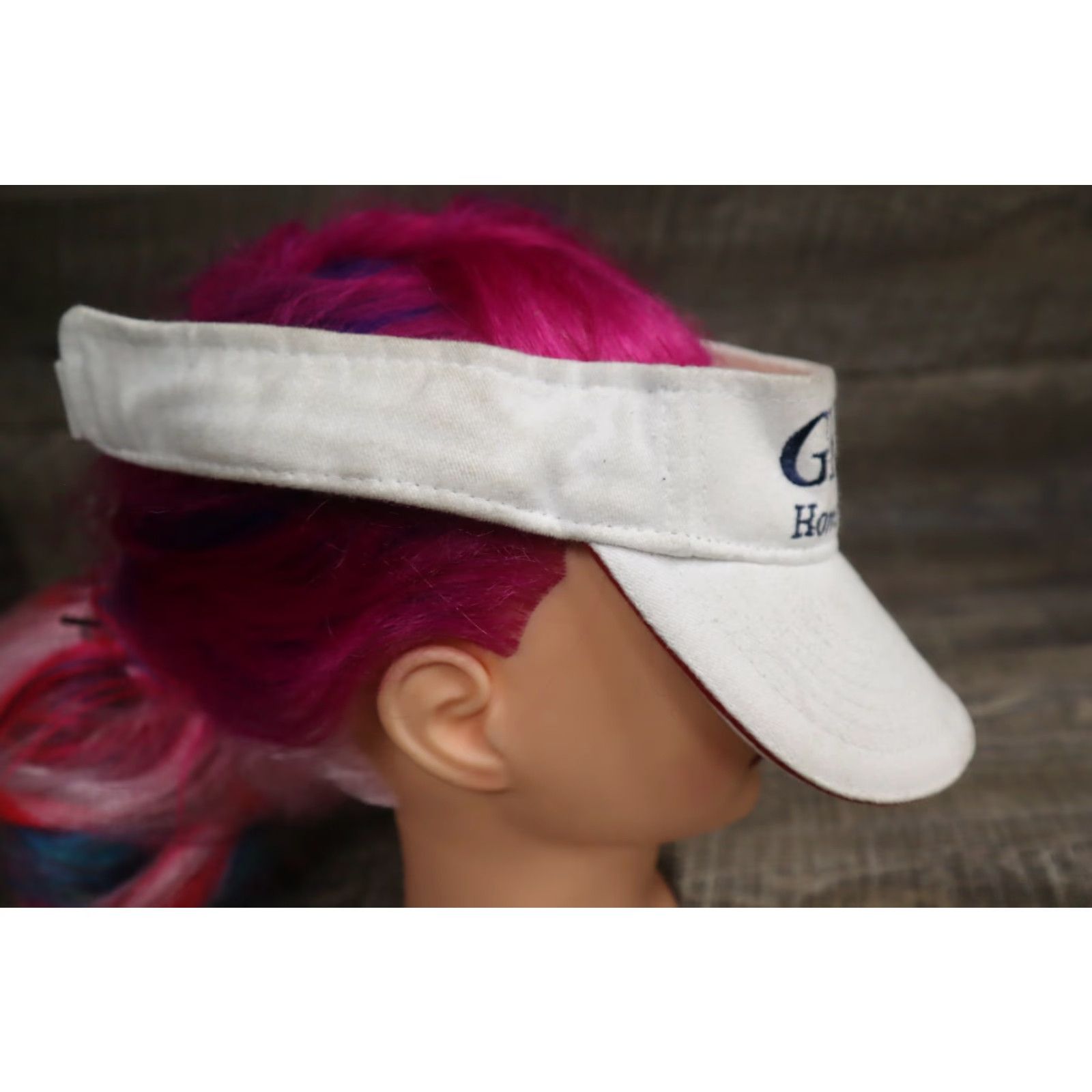 Vintage Robertson Baseball Hat Unisex Adults Adjustable Visor White Women Hat Size ONE SIZE - 2 Thumbnail
