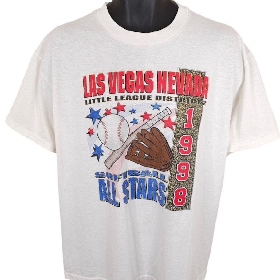 Vintage Vintage Softball All Stars T Shirt Mens Size Large White 90s Size US L / EU 52-54 / 3 - 1 Thumbnail