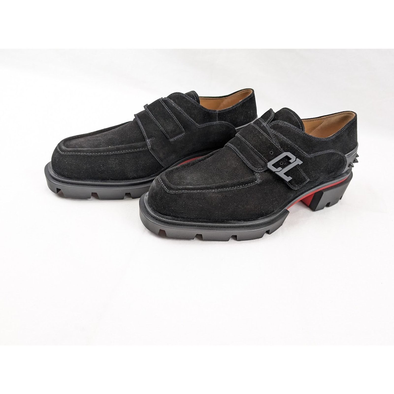 Christian Louboutin o1rshd1 Our Georges Flat Shoes in Black Size US 12 / EU 45 - 16 Thumbnail