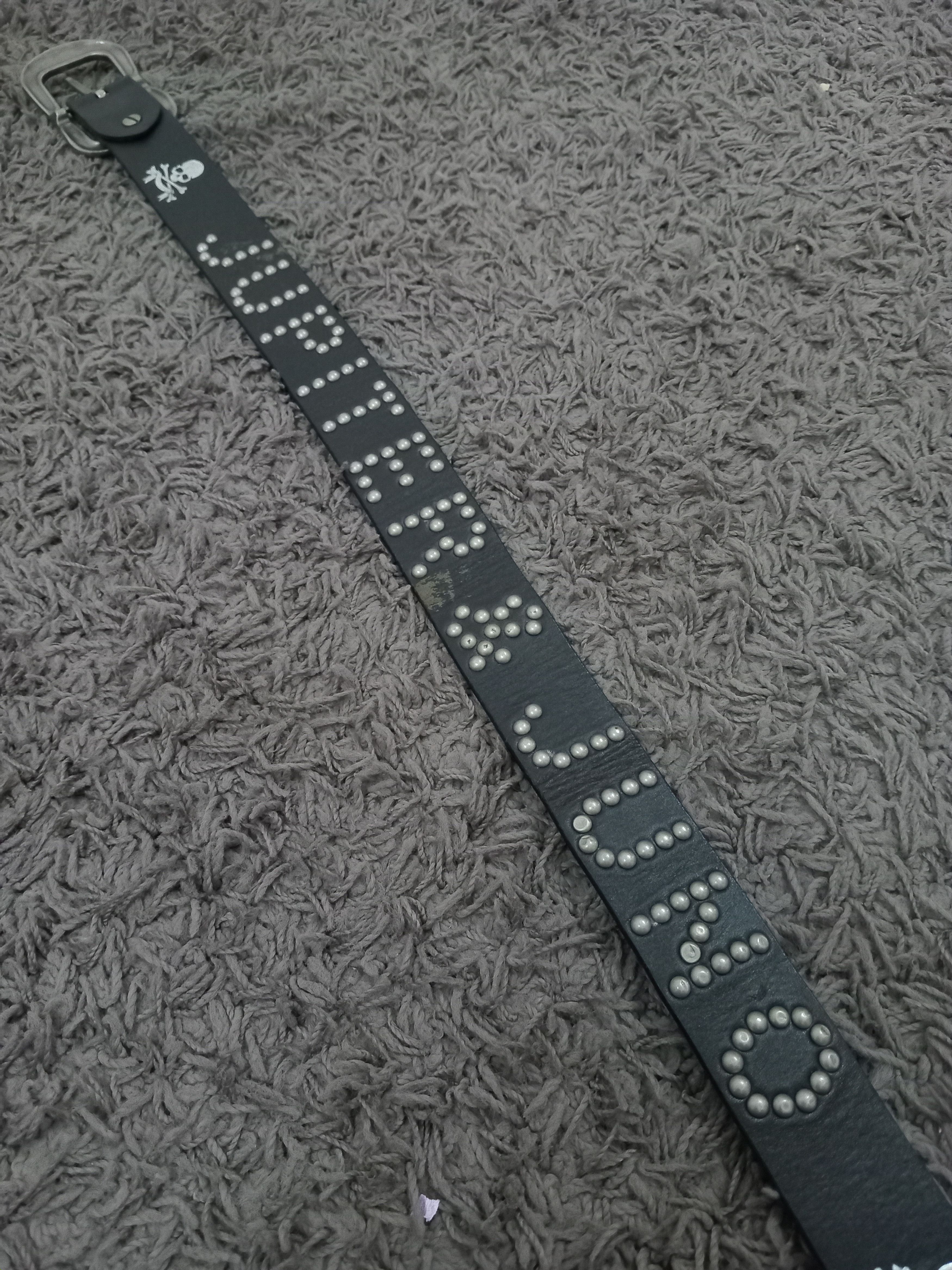 Japanese Brand Vintage Jupiter Juno Studded Leather Belt Size 34 - 2 Thumbnail