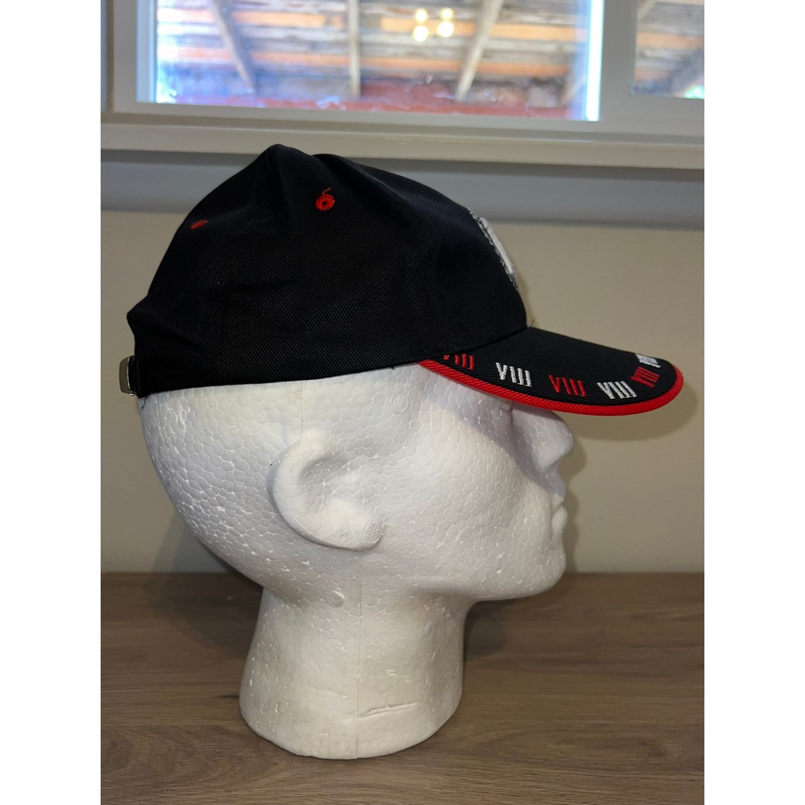 Vintage Y2K NY New York Yankees MLB Baseball Black Red Hat 2000s OS Size ONE SIZE - 6 Thumbnail