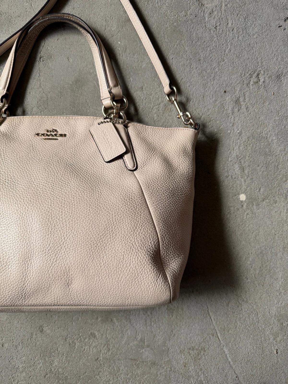 Coach Coach 2Way Kelsey Leather Shoulder Bag White Size ONE SIZE - 4 Thumbnail