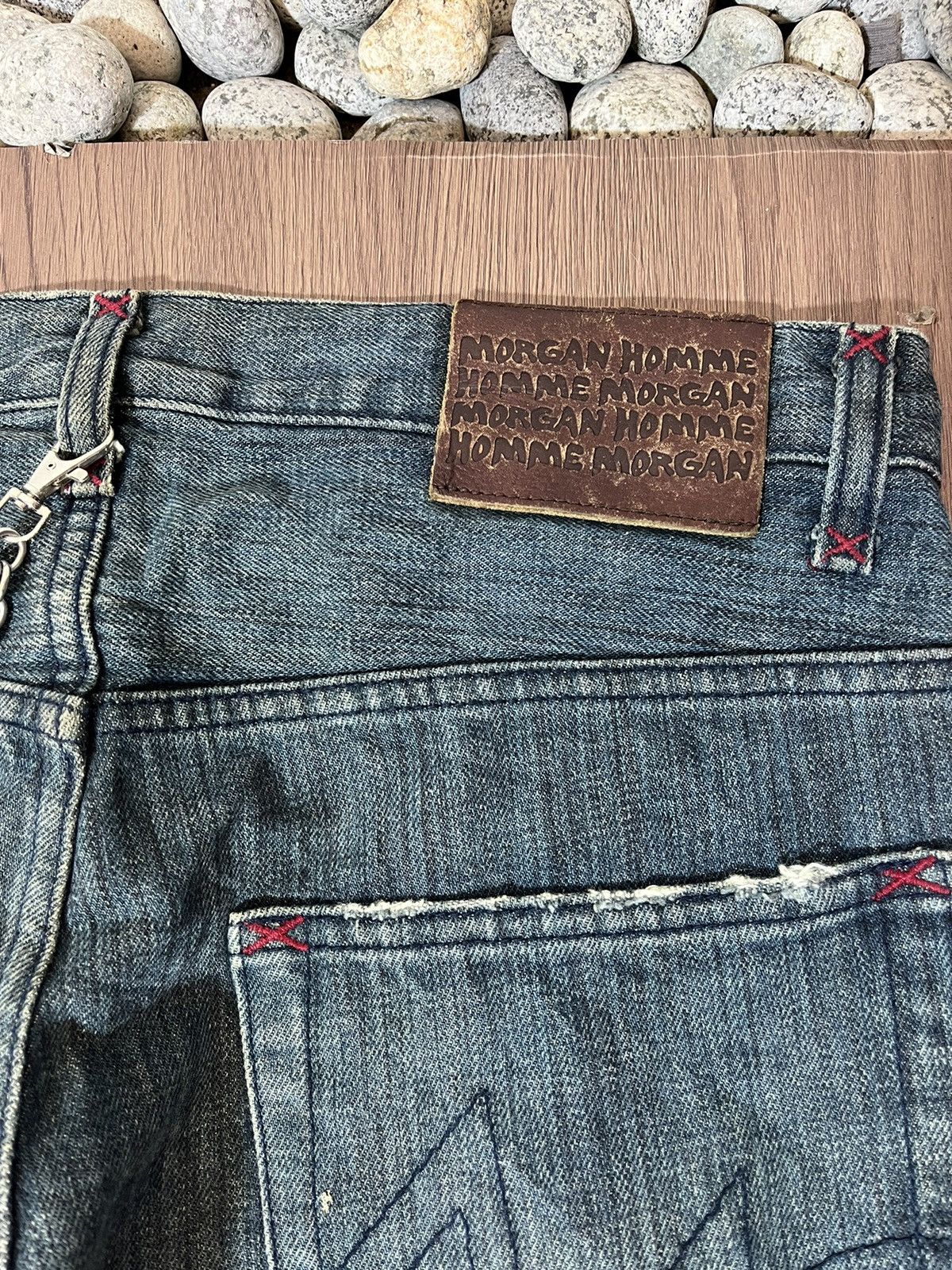 Morgan Homme Morgan Homme rusty washed flare denim Size US 31 - 8 Thumbnail