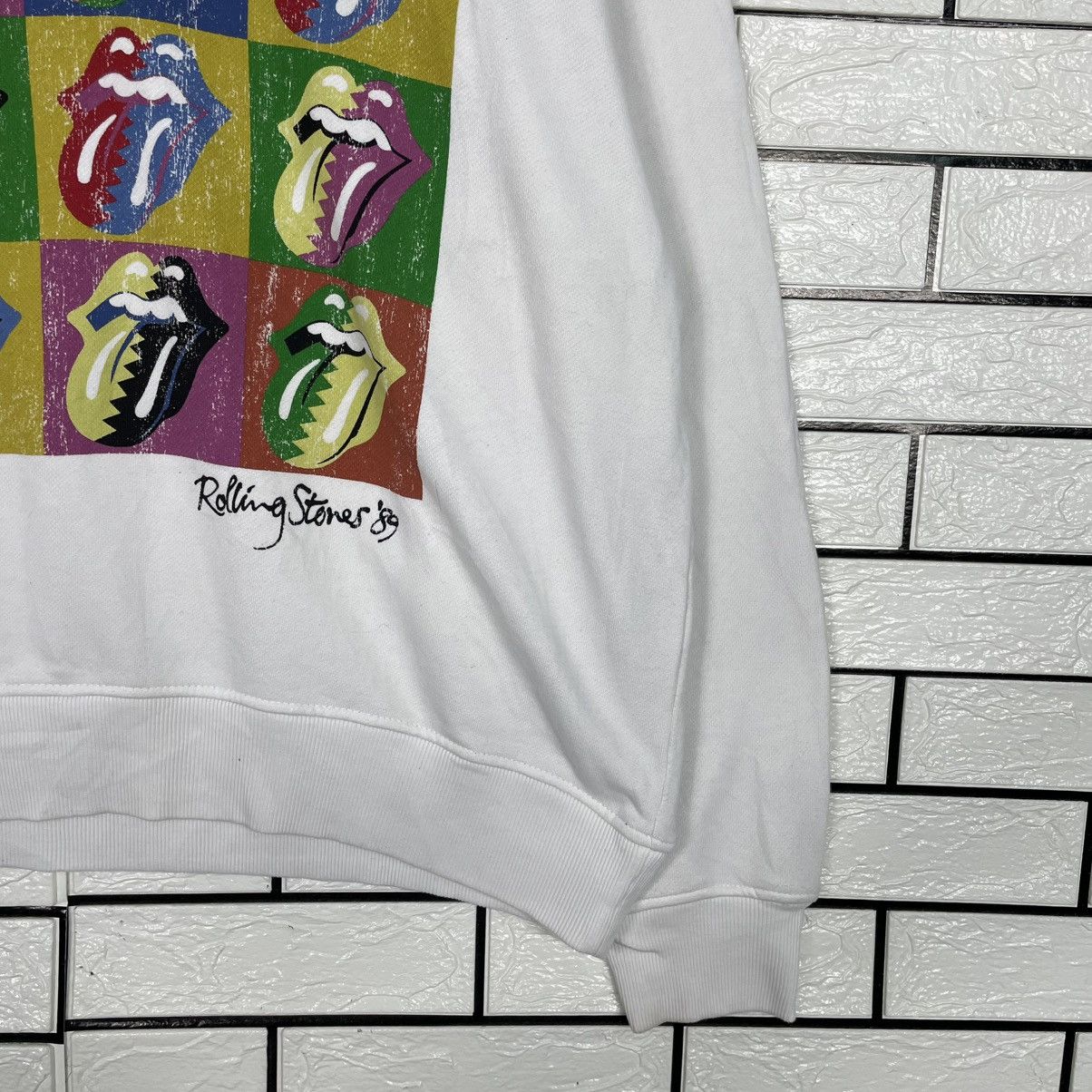Japanese Brand The Rolling Stone Big Print Sweatshirt Size US L / EU 52-54 / 3 - 4 Thumbnail