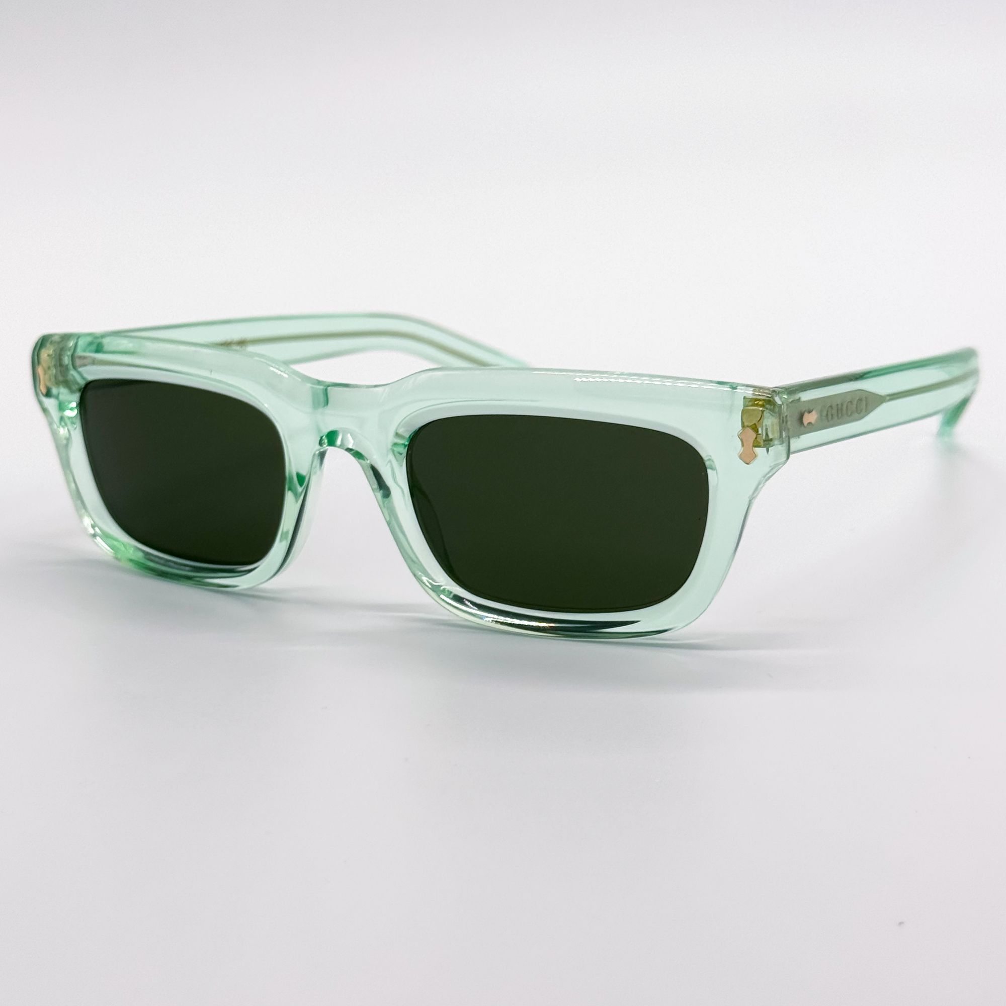 Gucci NEW GG1524S 004 GUCCI UNISEX GREEN SUNGLASSES GUCCI Size ONE SIZE - 3 Thumbnail