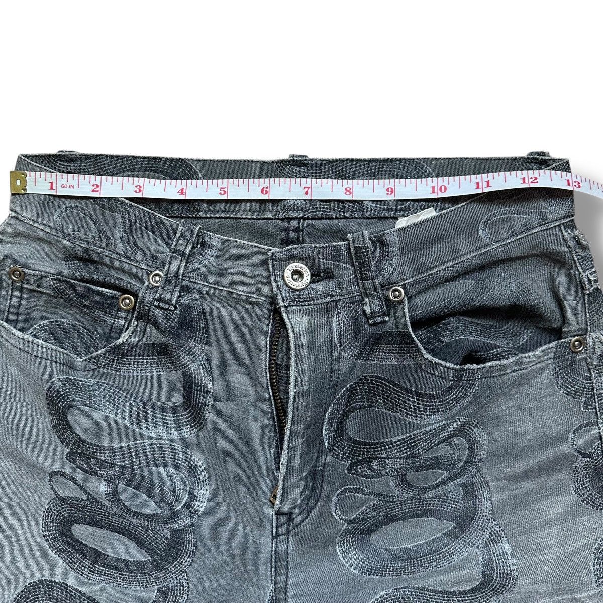Hysteric Glamour Hysteric Glamour Snake Print Bootcut Pants Size US 26 / EU 42 - 16 Thumbnail