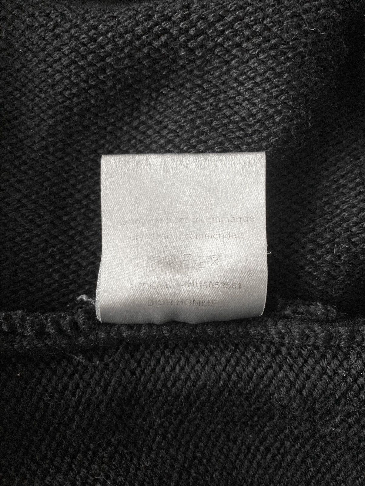 Dior × Hedi Slimane A/W 2003 “Luster” Triple Chain Embroidery Turtleneck Size US L / EU 52-54 / 3 - 8 Thumbnail