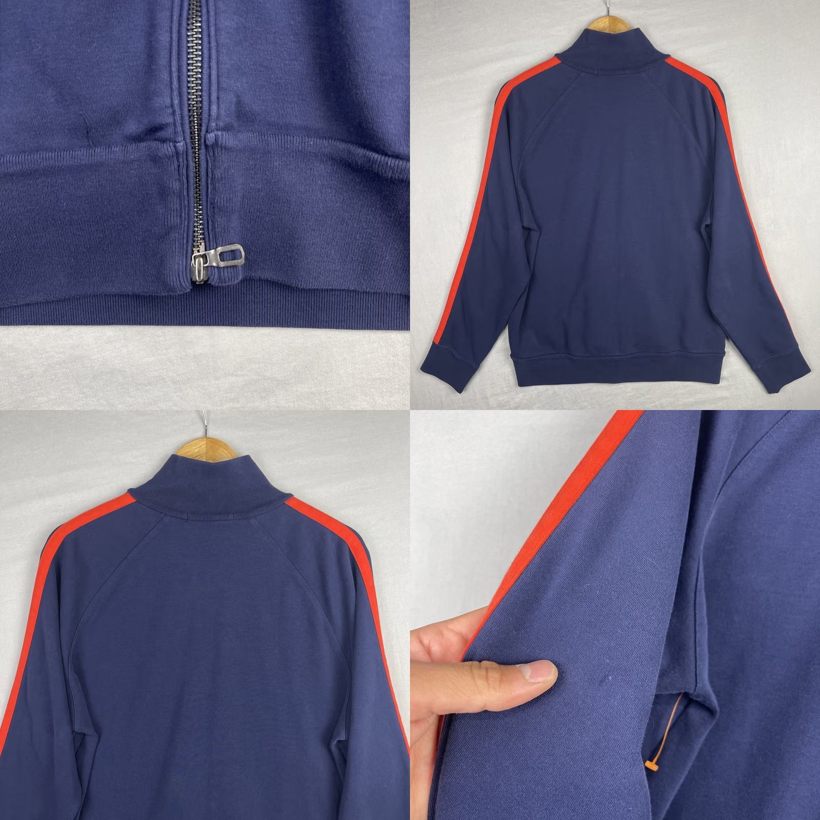 RLX Ralph Lauren RLX Ralph Lauren Track Jacket Mens Large Navy Blue Zip Up Performance Outdoor Size US L / EU 52-54 / 3 - 8 Thumbnail