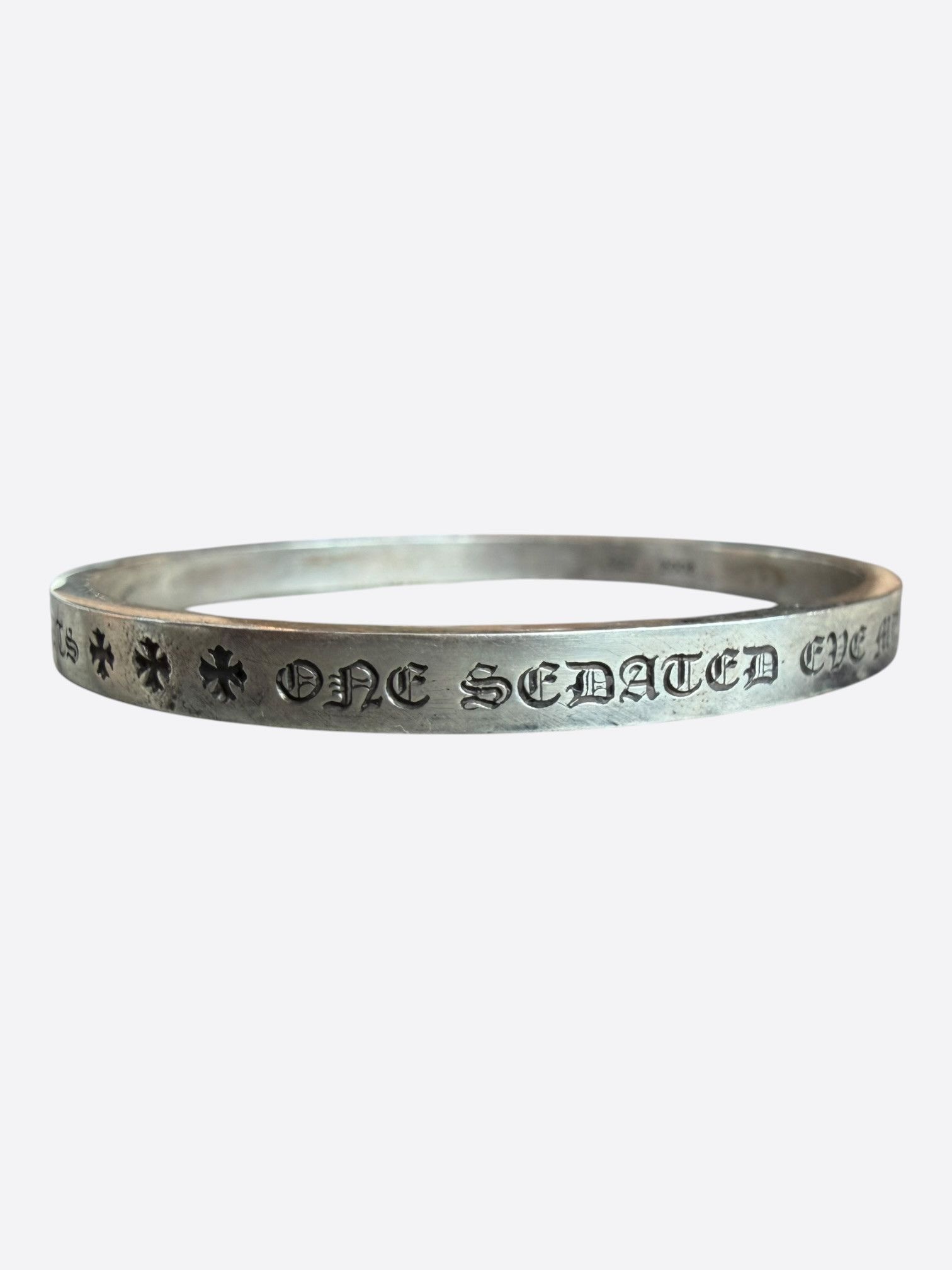 Chrome Hearts Chrome Hearts Silver Spacer Bangle Bracelet Size ONE SIZE - 2 Thumbnail