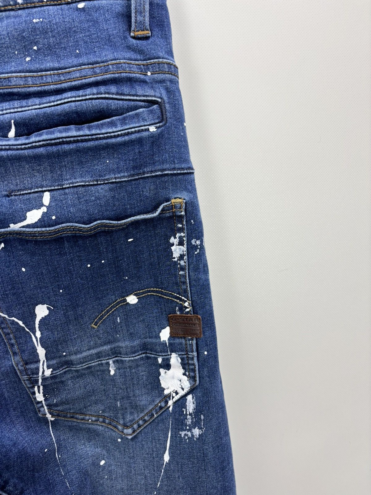 G-Star Mens jeans G Star Raw D Staq Size 29 Color Blue Size US 29 - 7 Thumbnail