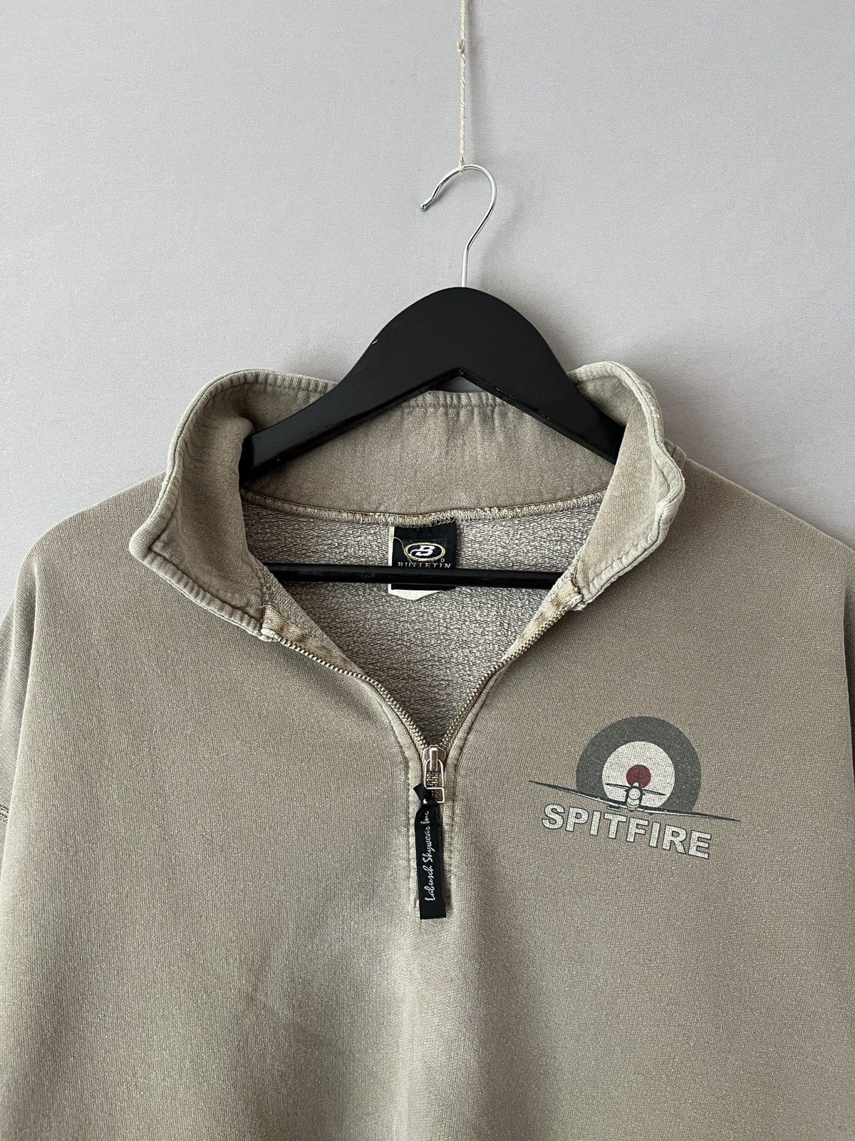 Spitfire Labusch Skywear Inc. Spitfire Vintage Faded Zip Pullover Size US XXL / EU 58 / 5 - 3 Thumbnail