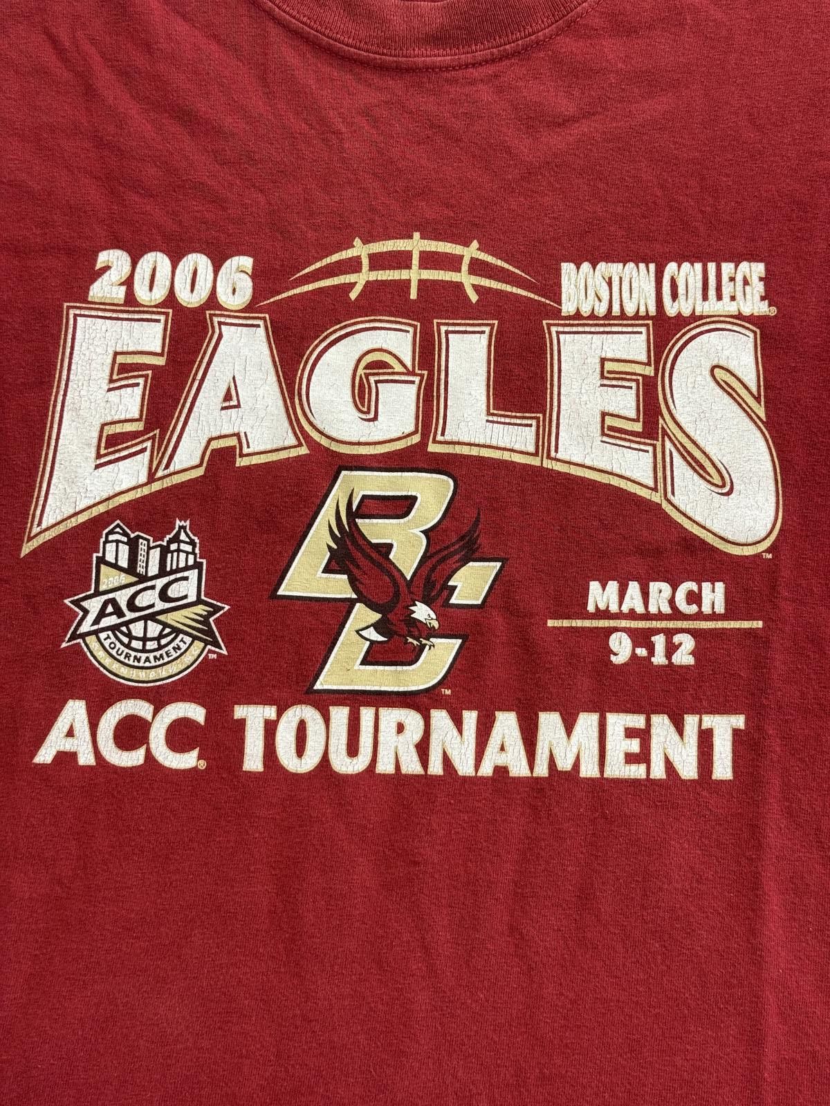 Designer Boston College Eagles Basketball T-shirt 2006 ACC Tournament Size US L / EU 52-54 / 3 - 3 Thumbnail