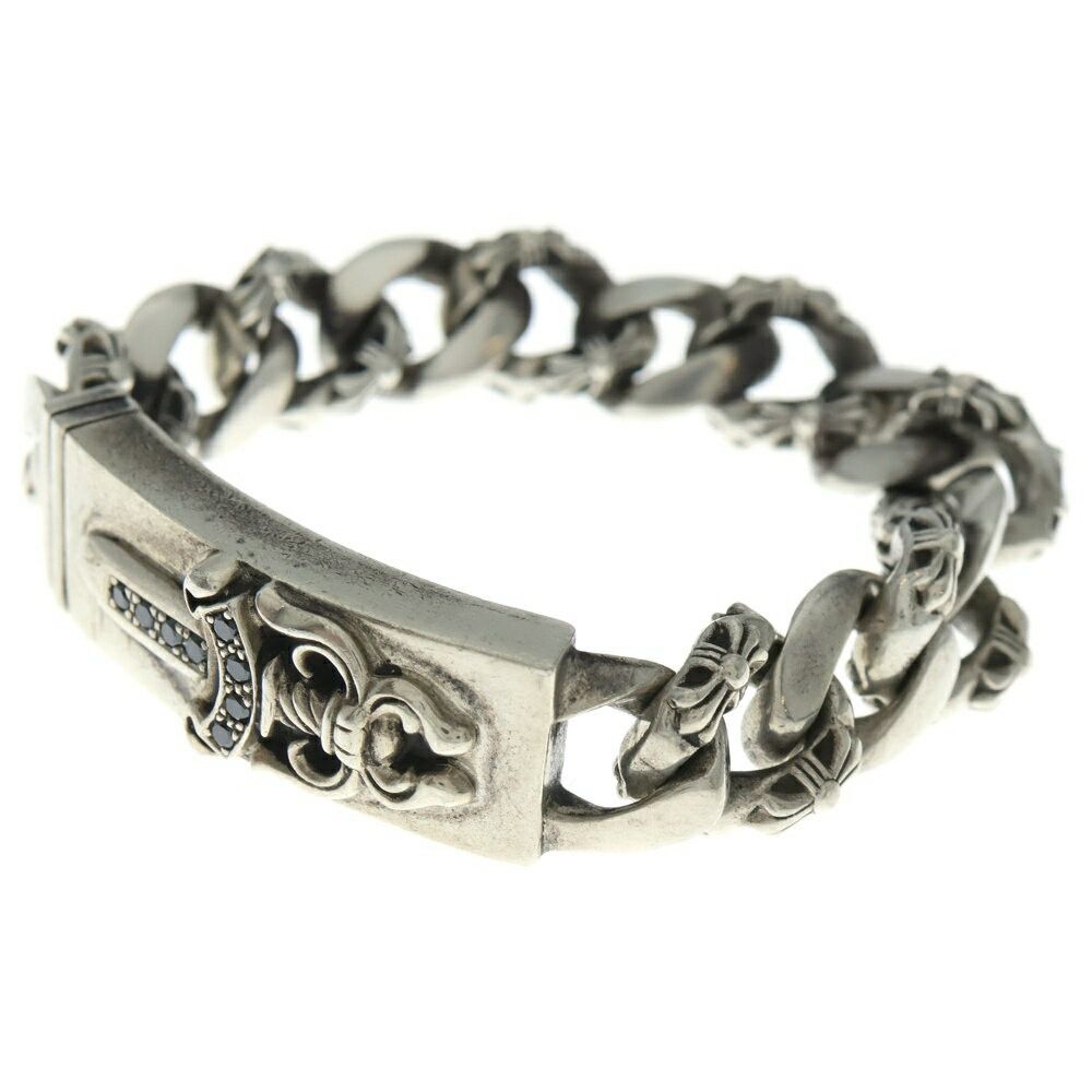 Chrome Hearts ID Dagger After Bd Fancy Bracelet With Diamonds