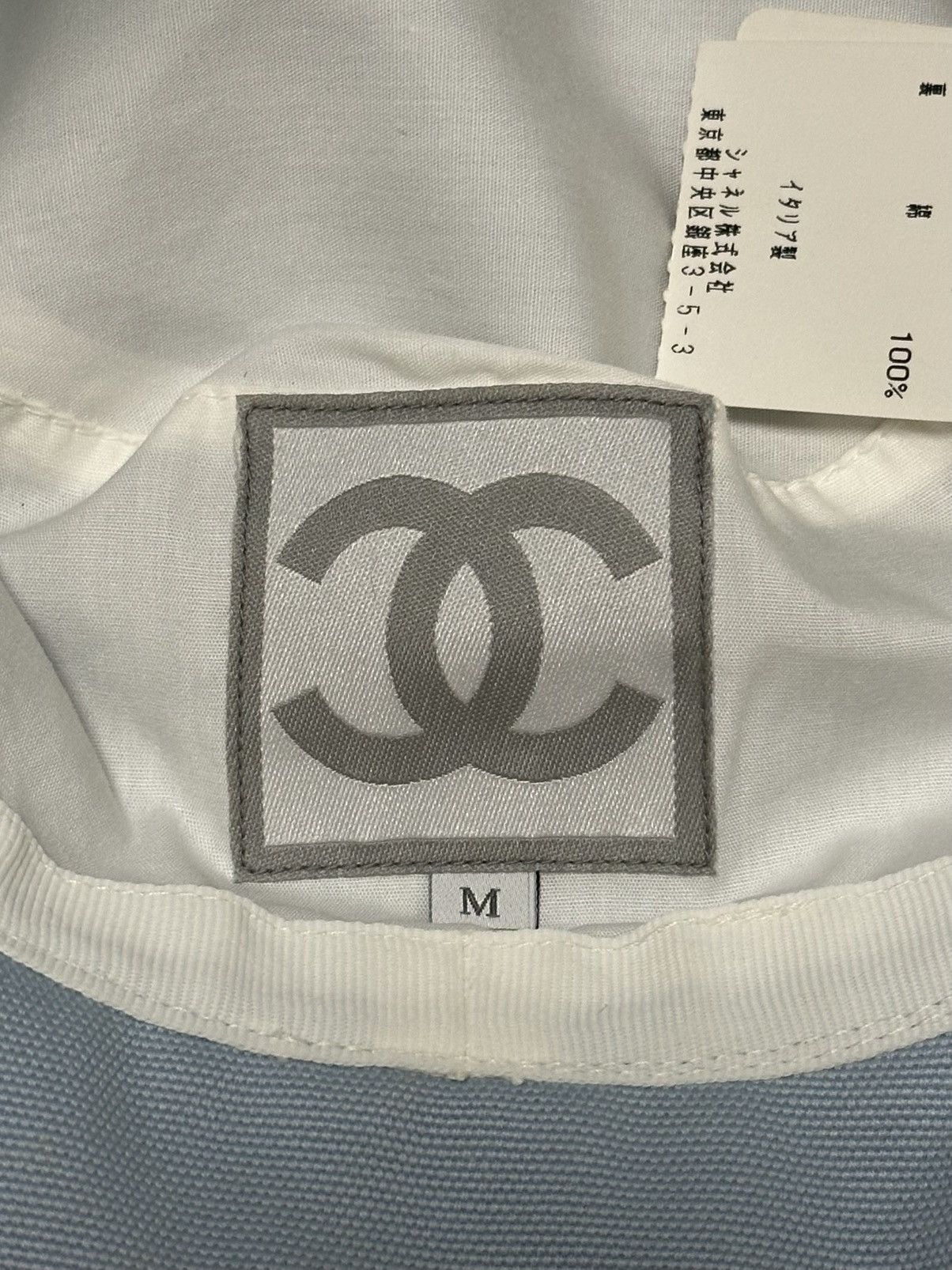 Chanel CHANEL Sport 2002 Surf Camellia Print Clear PVC Bucket Hat Size ONE SIZE - 5 Thumbnail