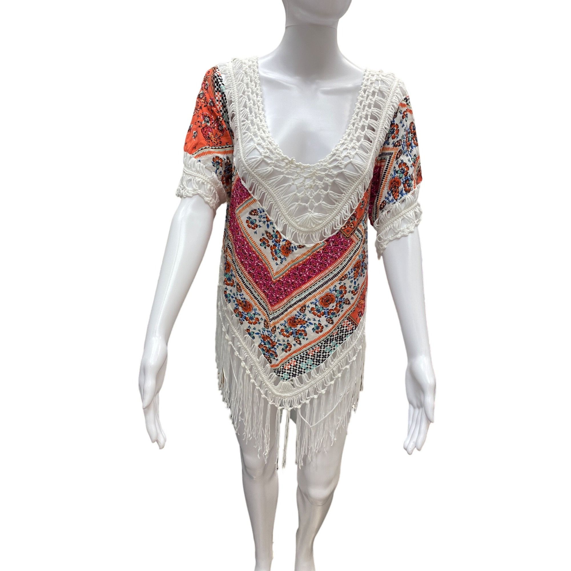 Other Vivid ladies knitted print top size M SKU 566 Size M / US 6-8 / IT 42-44 - 1 Thumbnail