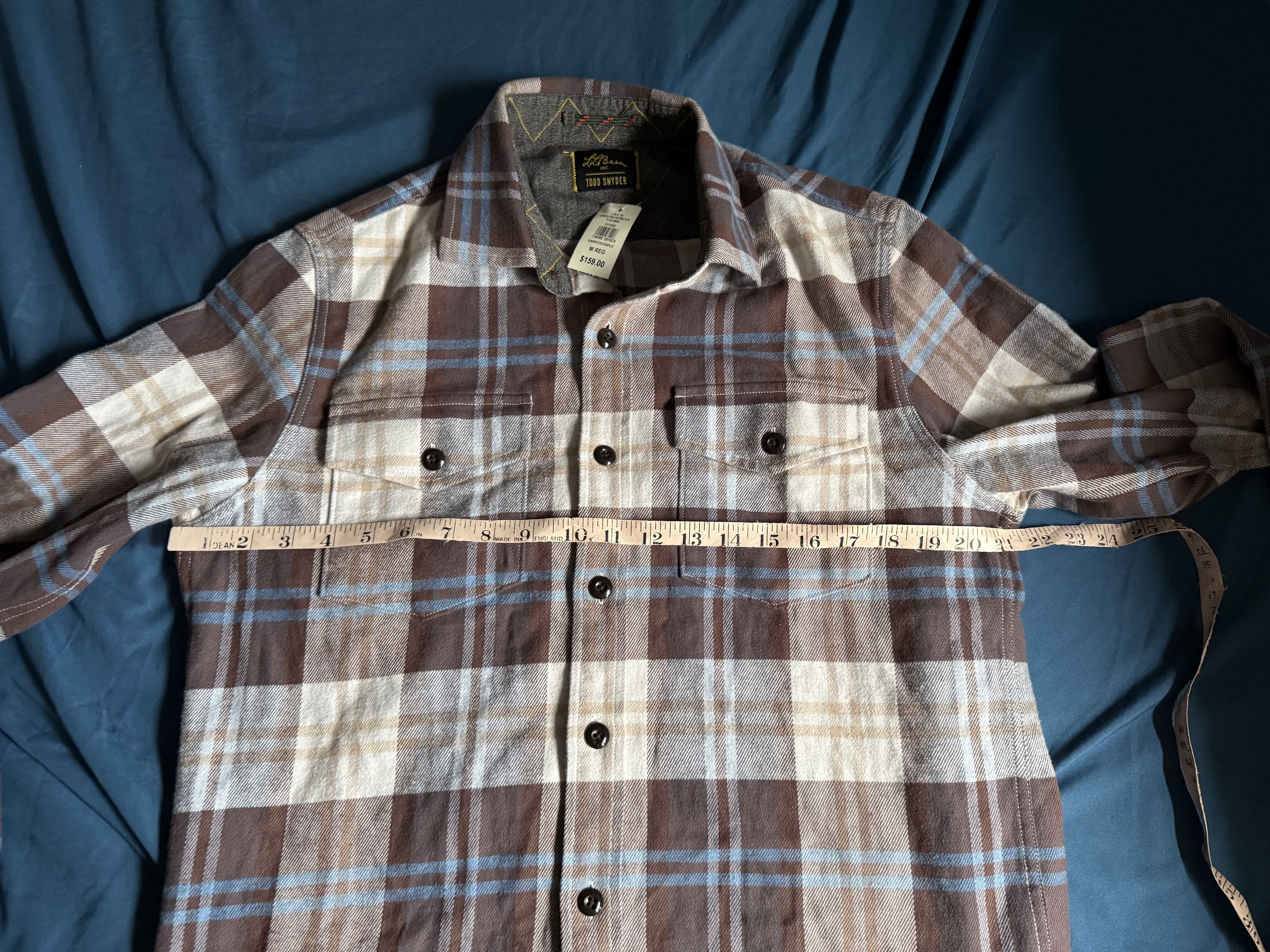L.L. Bean × Todd Snyder L.L. Bean x Todd Snyder Flannel Shirt MEDIUM $159 Size US M / EU 48-50 / 2 - 5 Thumbnail