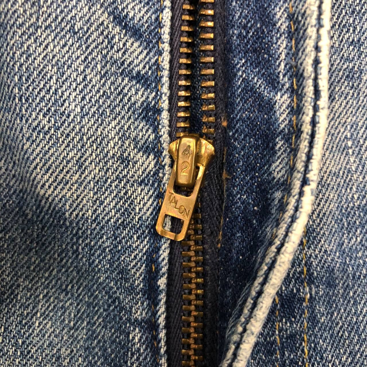 Levi's × Levi's Vintage Clothing P776 RARE VTG LEVI'S TALON BUTTON NOM 8 RIPPED JEANS Size US 42 / EU 58 - 10 Thumbnail