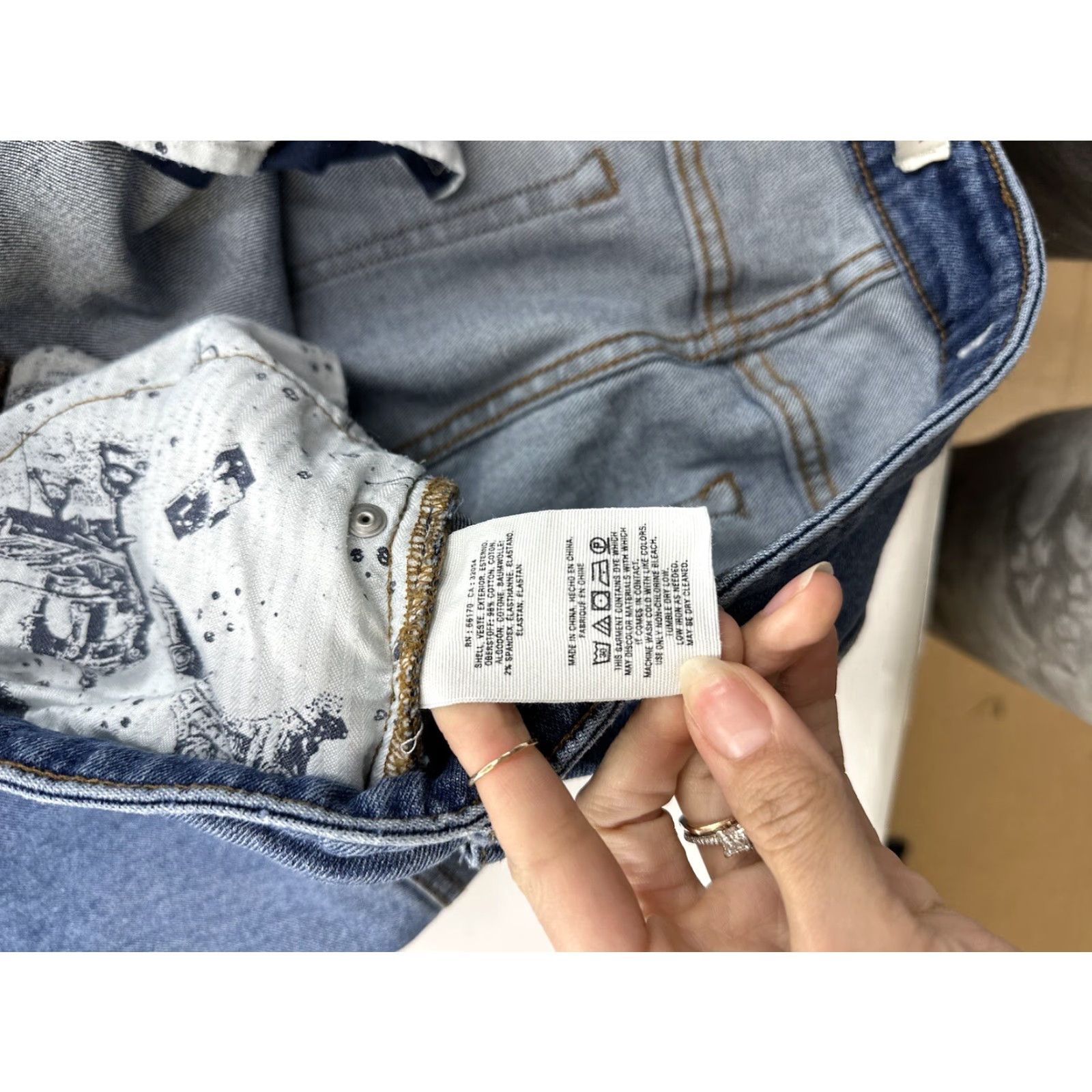 Anthropologie VINTAGE Pilcro And The Letterpress Jeans 36 Blue Skinny Women Adult 36 Blue Solid Lace Up Pockets Stretch Slimming Size 25" / US 0 / IT 36 - 7 Thumbnail