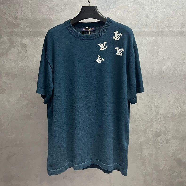 Louis Vuitton Louis Vuitton Blue Short Sleeve Tee-2506 Size US L / EU 52-54 / 3 - 1 Thumbnail