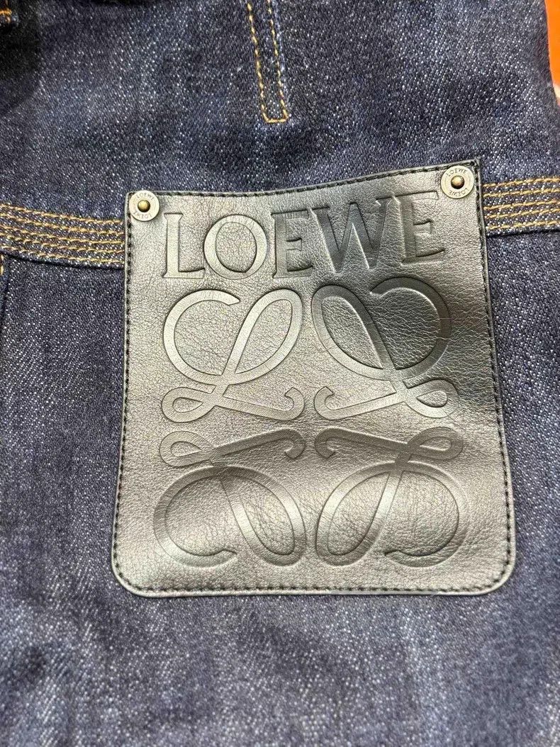 Loewe Loewe Dark Blue Denim Mini Skirt Size 42" / US 20 - 3 Thumbnail