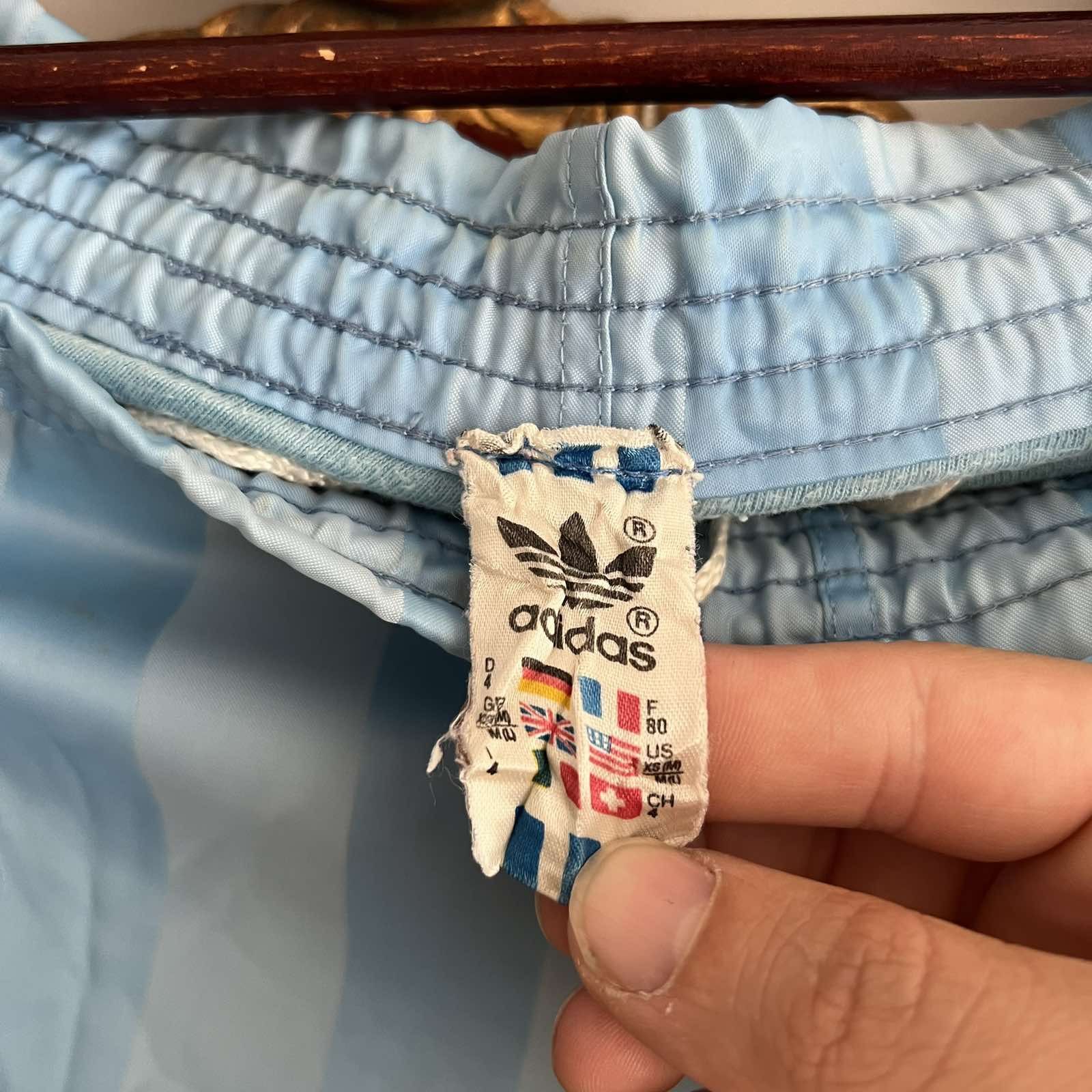Adidas Adidas vintage 90s soccer Nylon shorts Sz M W.Germany Size US 34 / EU 50 - 5 Thumbnail