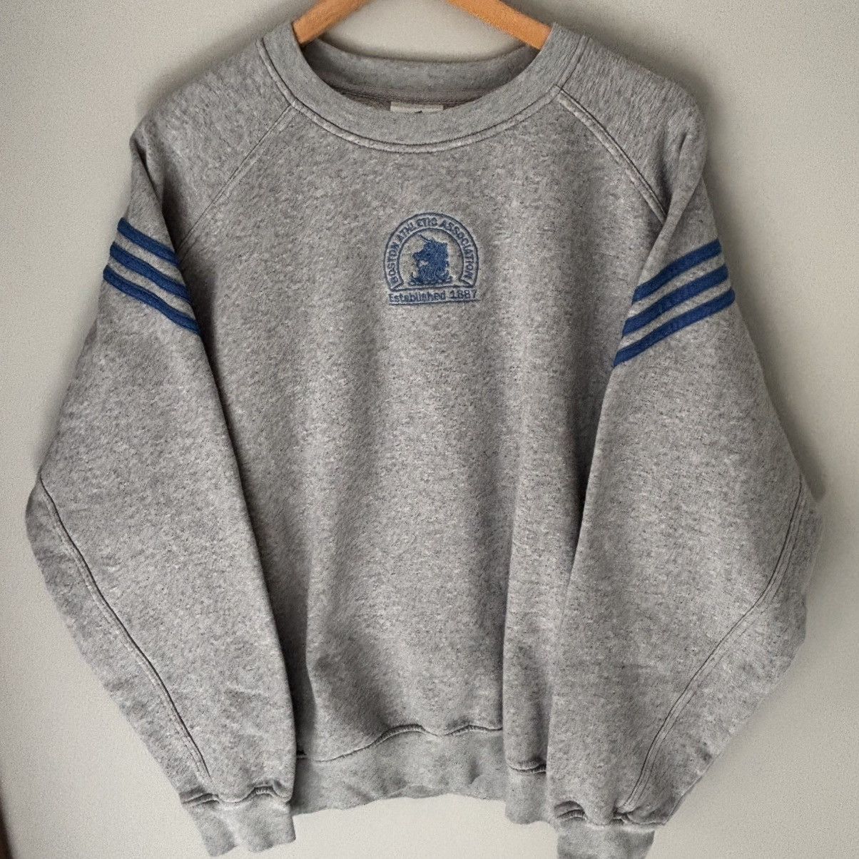 Adidas Boston Athletic Association Boston Marathon Crewneck Size US L / EU 52-54 / 3 - 1 Thumbnail