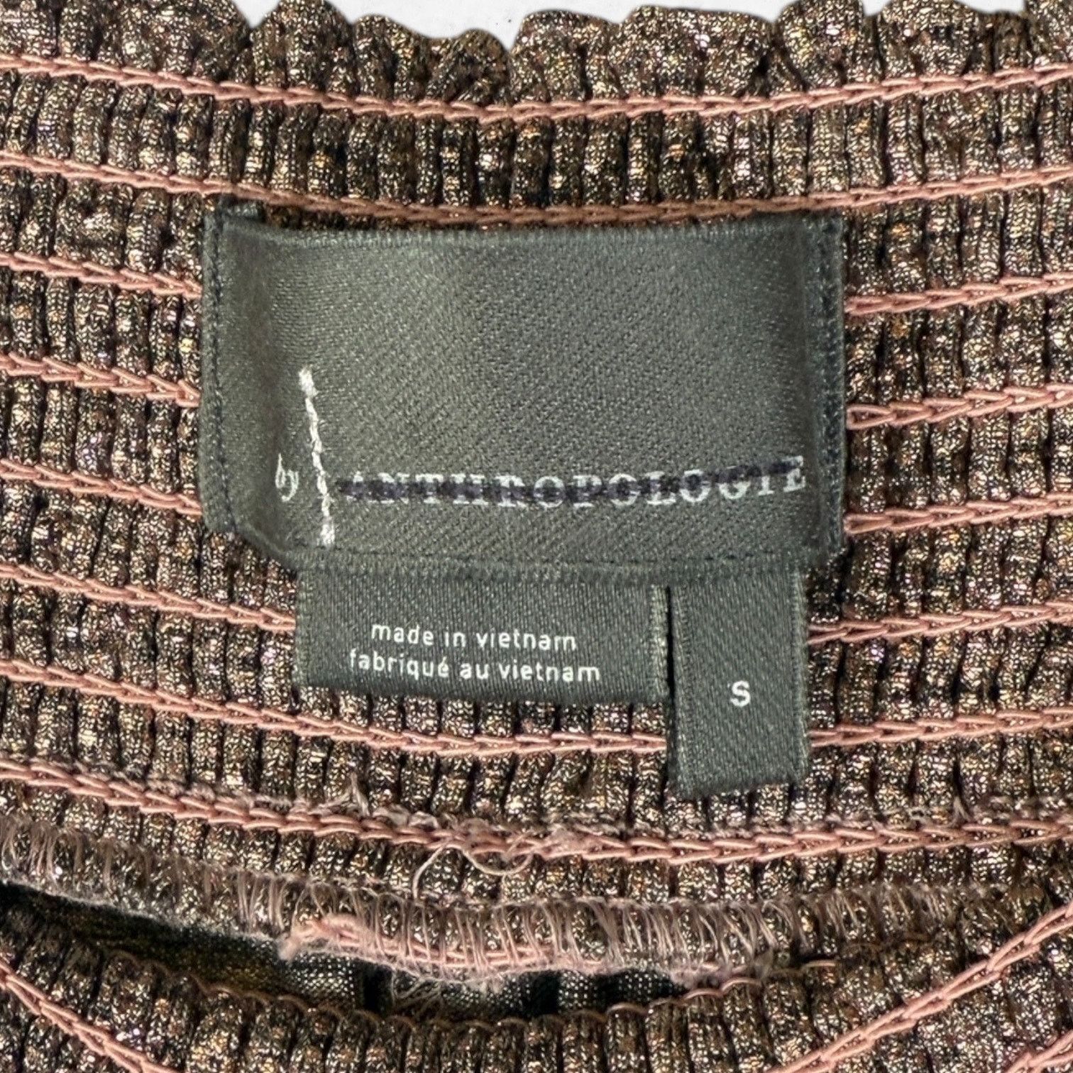 Anthropologie Anthropologie Joggers Metallic Rose Gold Elastic Women's S Size 30" / US 8 / IT 44 - 3 Thumbnail