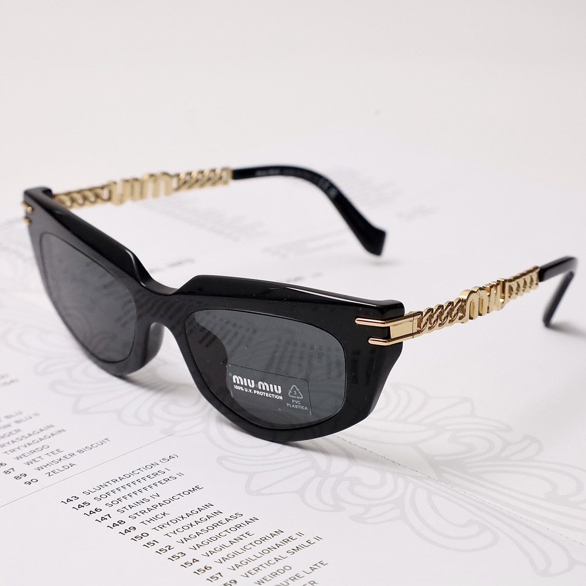 Miu Miu MIU MIU 0MU 12WS SUNGLASSES Size ONE SIZE - 2 Thumbnail
