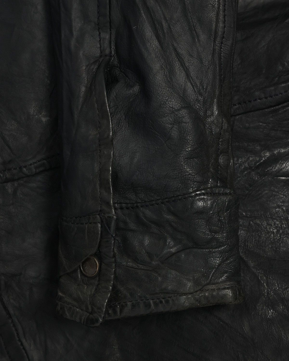 Vintage Design Works Wrinkled Leather Jacket - kmrii 14th addiction Size US M / EU 48-50 / 2 - 5 Thumbnail