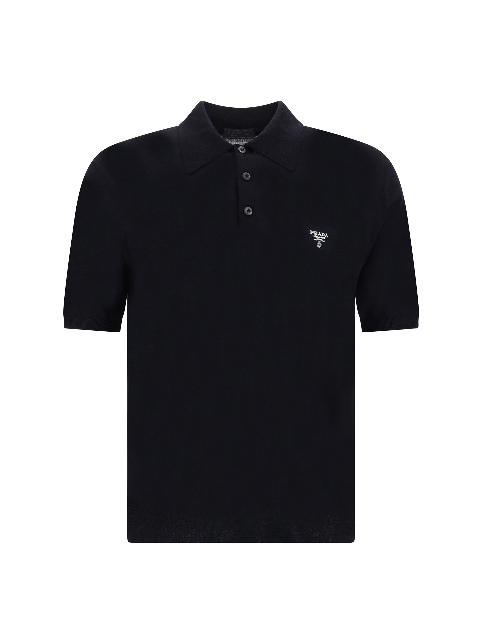 image of Prada Polo Shirt in Black, Men's (Size 2XL)