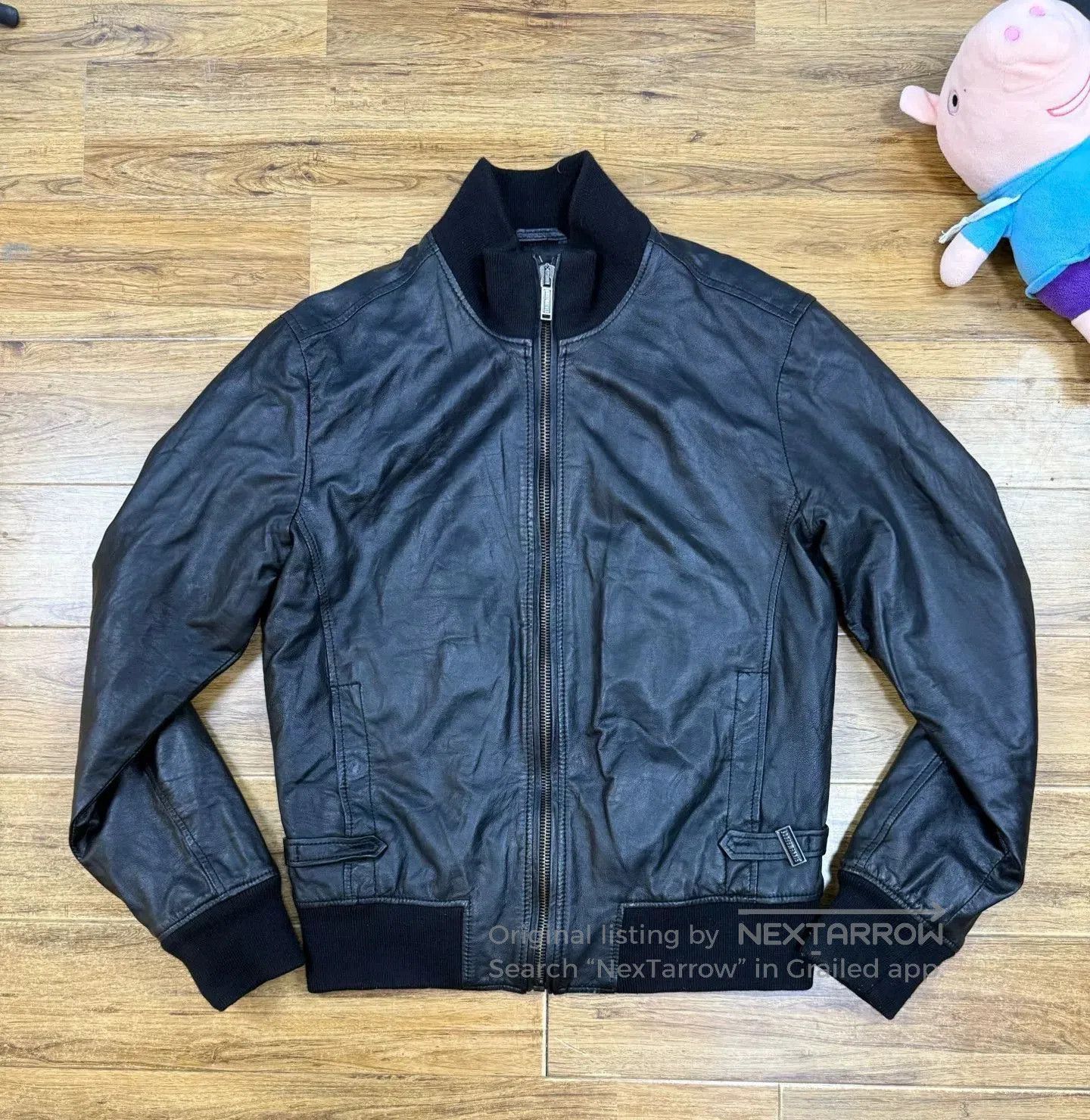 Dirk Bikkembergs Dirk Bikkembergs Men's Leather Jacket. Size US L / EU 52-54 / 3 - 1 Thumbnail