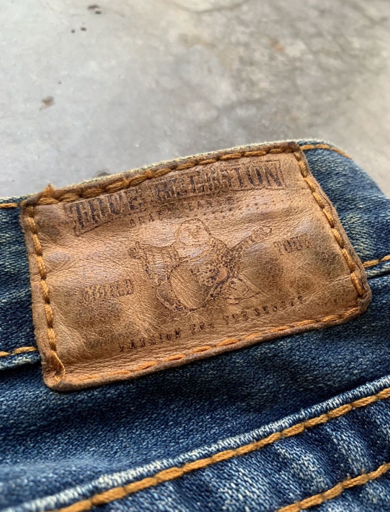True Religion Vintage Y2K True Religion Wide Leg Bootcut Jeans Rare Size US 32 / EU 48 - 6 Thumbnail