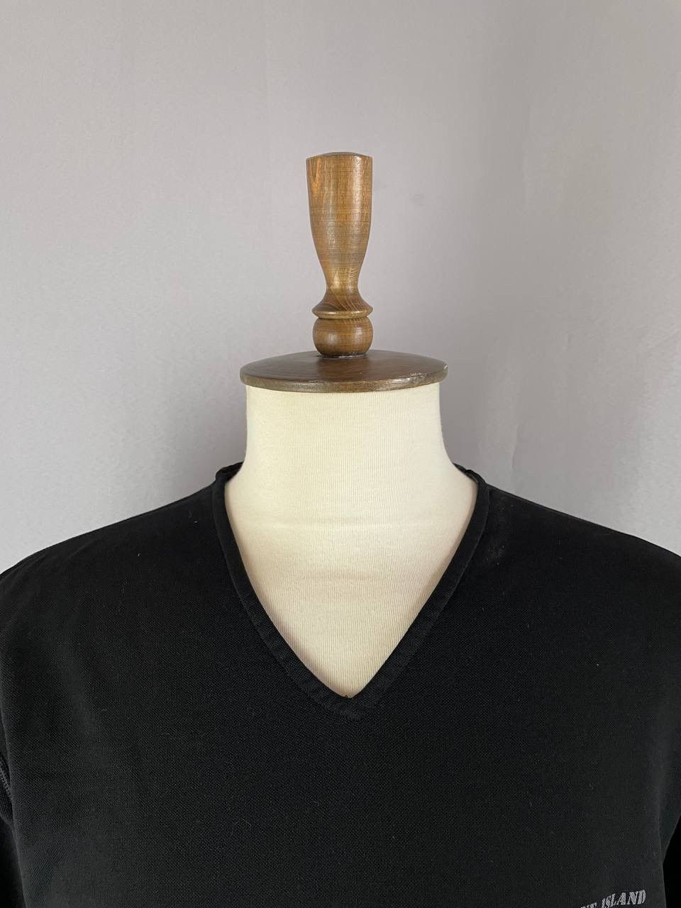 Stone Island Stone Island Crewneck Sweatshirt Black Vintage Size US M / EU 48-50 / 2 - 2 Thumbnail