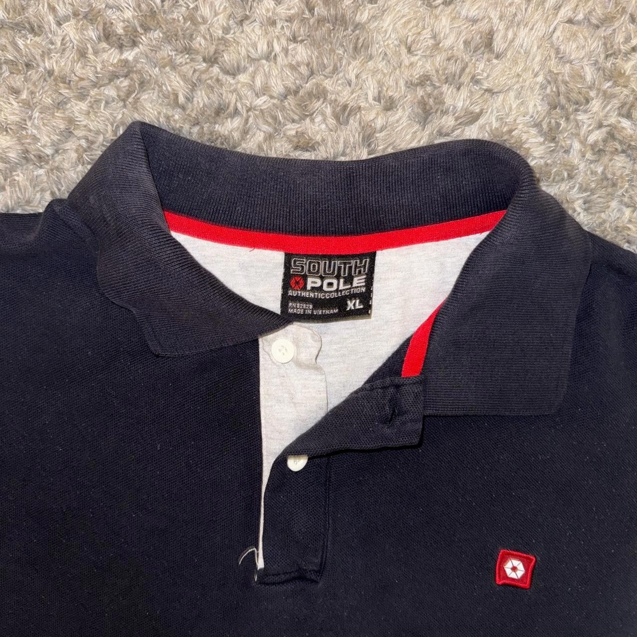 Southpole Southpole Men's Navy and Black Polo-shirt Size US XL / EU 56 / 4 - 2 Thumbnail
