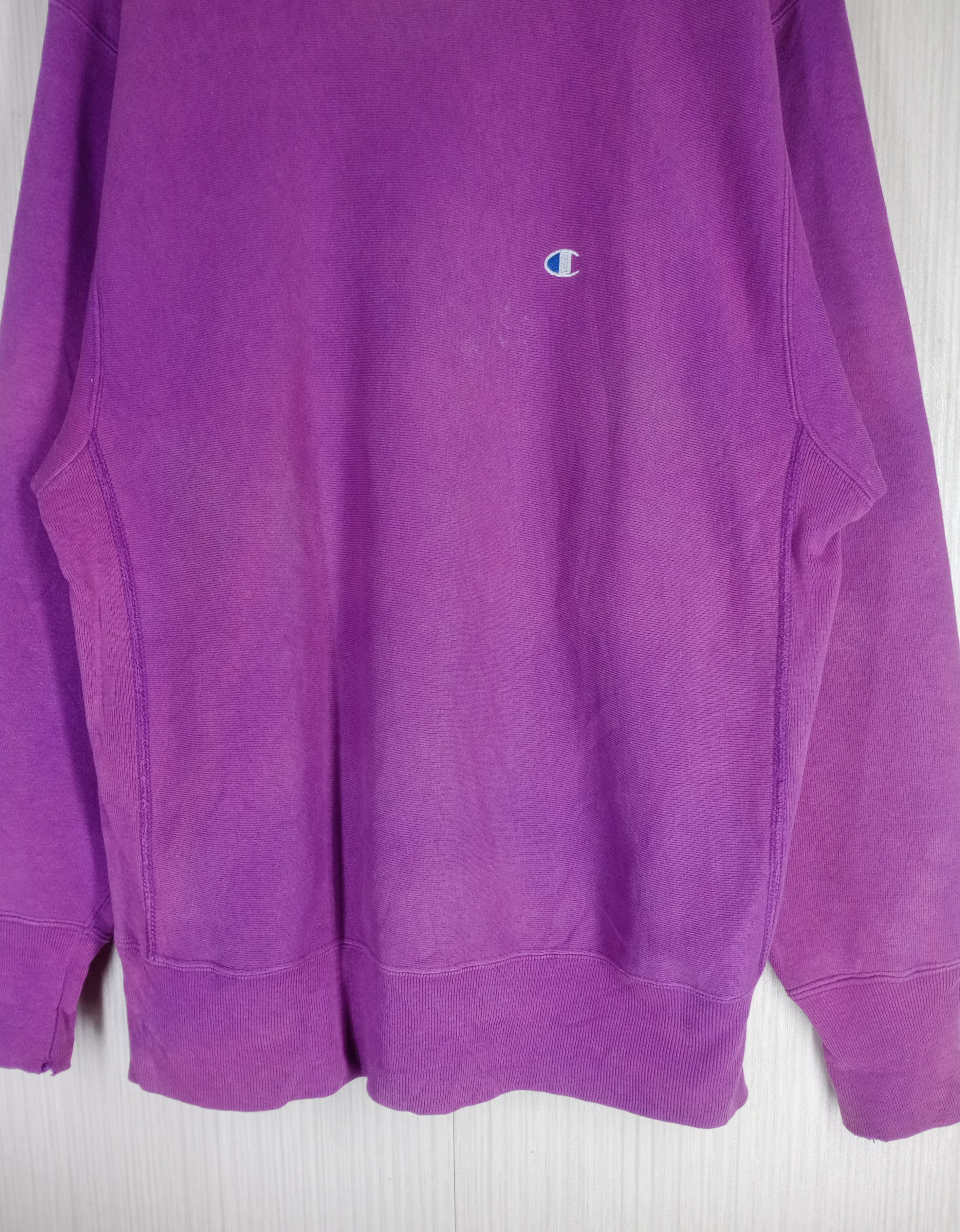 Champion Vintage Distressed 80s Champion Reverse Weave Sweatshirt Size US L / EU 52-54 / 3 - 2 Thumbnail