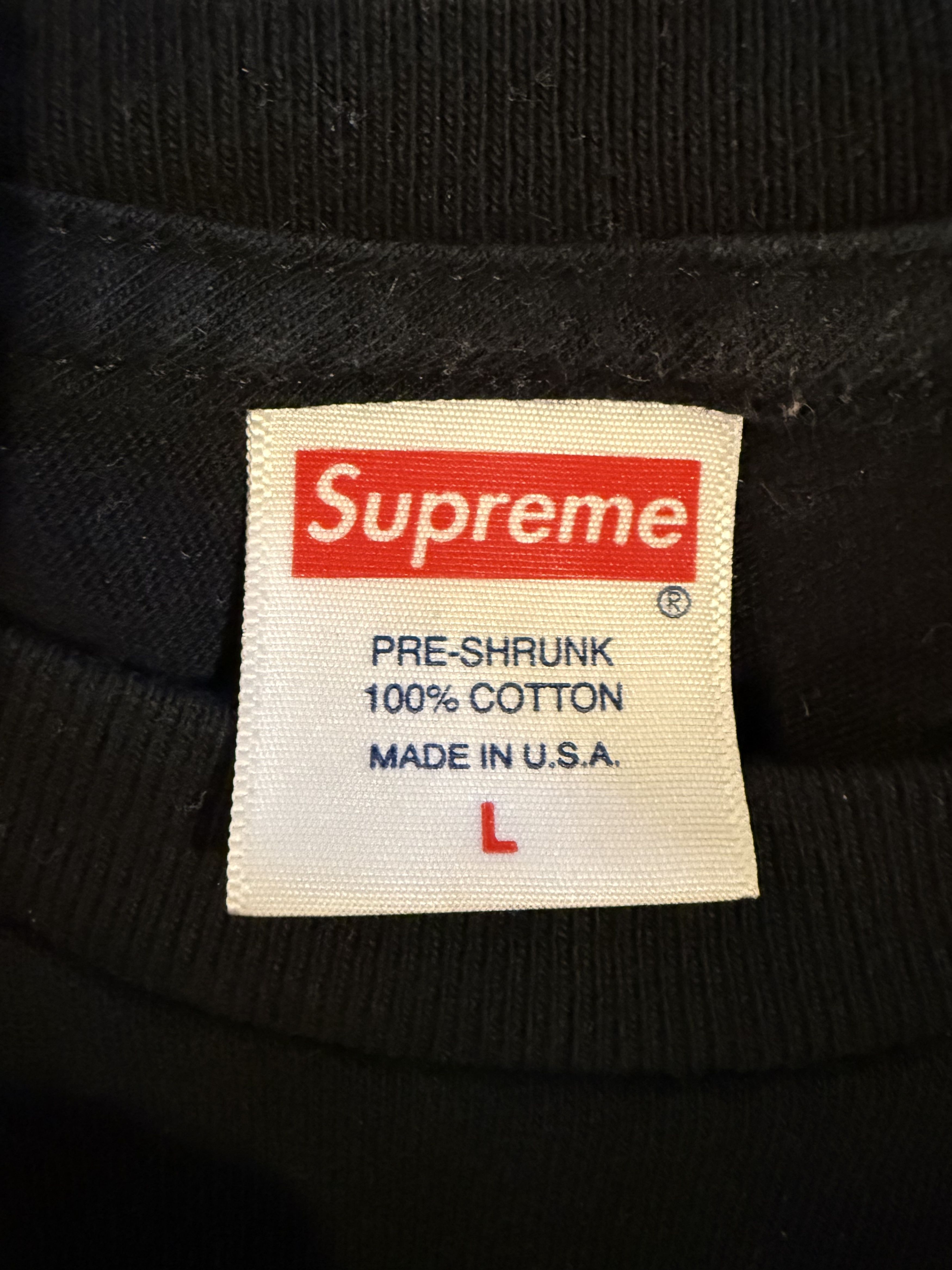 Supreme Supreme Box Logo L/S Tee Black Size US L / EU 52-54 / 3 - 6 Thumbnail