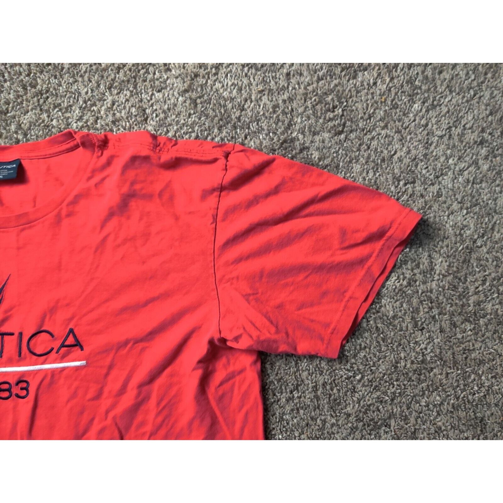Nautica Nautica Shirt Adult Mens 2XL XXL Red Black Embroidered Size US XXL / EU 58 / 5 - 5 Thumbnail