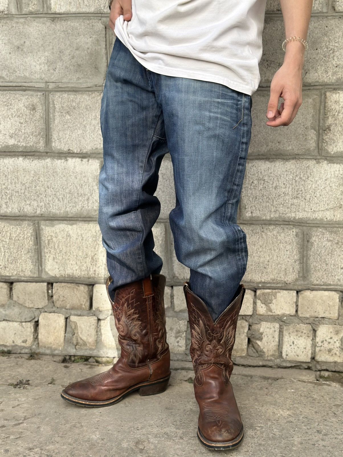 G-Star Vintage G Star Raw 3301 Jeans W34xL34 Pants Crazy Fit Y2K Size US 34 / EU 50 - 2 Thumbnail